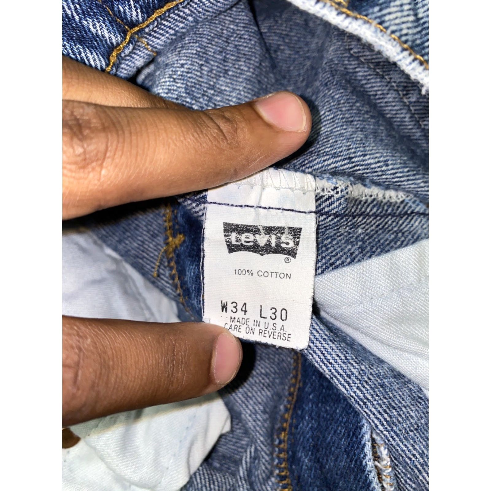 Levi's Levi's Jeans Denim USA Made Mens Blue Size 33 In Regular Inseam 29 X 33 Actual 33 X 29 Streetwear? Size US 33 - 6 Thumbnail