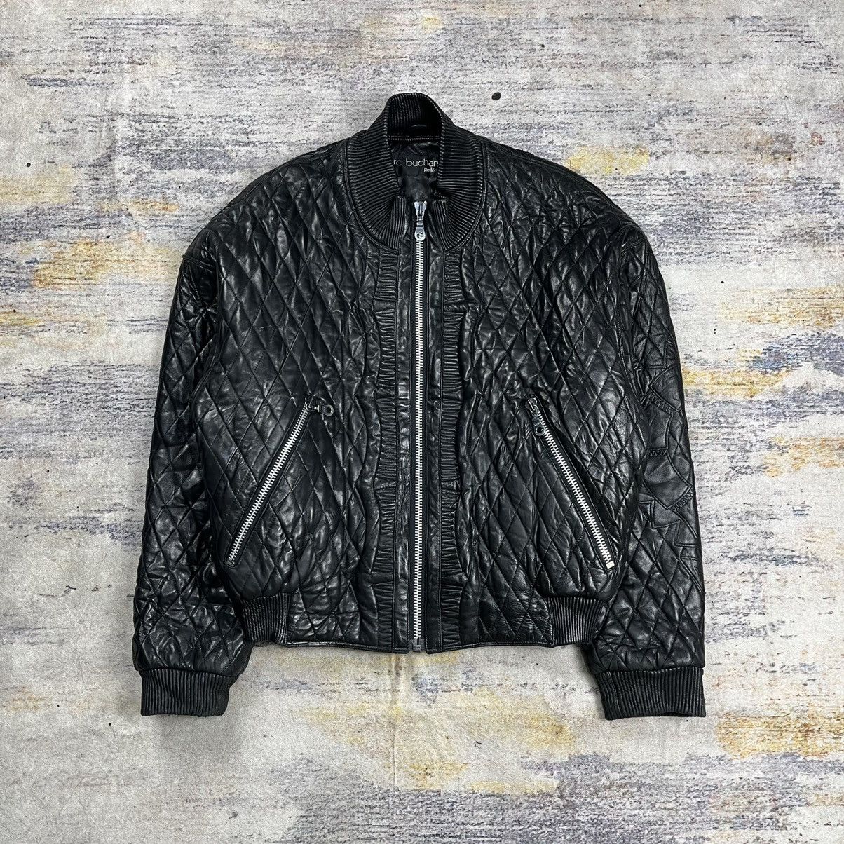 Pelle Pelle Pelle Pelle Marc Buchanan dragon embroidery leather jacket Size US L / EU 52-54 / 3 - 2 Thumbnail