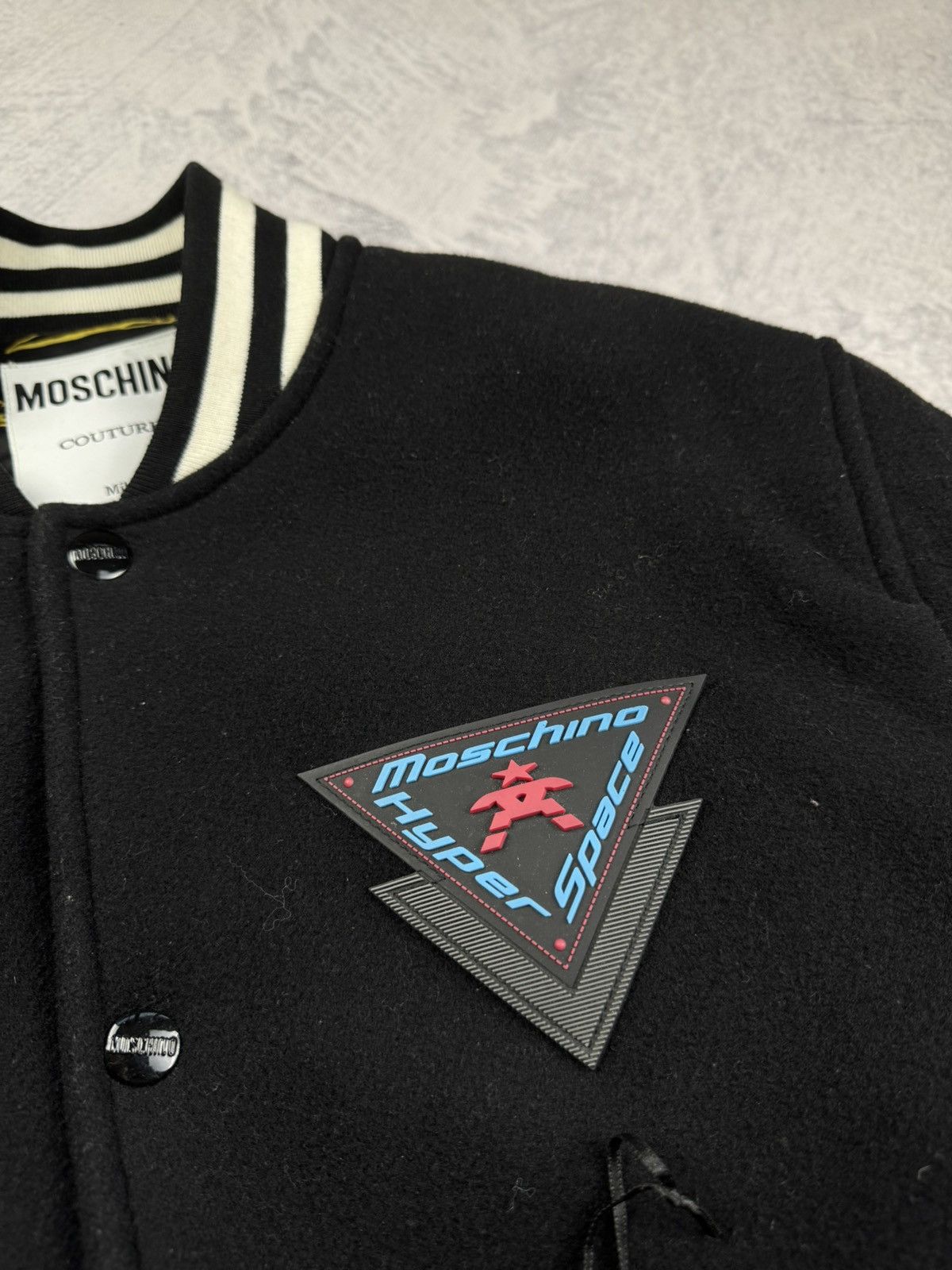 Moschino × Vintage MOSCHINO VINTAGE DOUBLE LOGO OVERSIZE BOMBER Size US L / EU 52-54 / 3 - 6 Thumbnail
