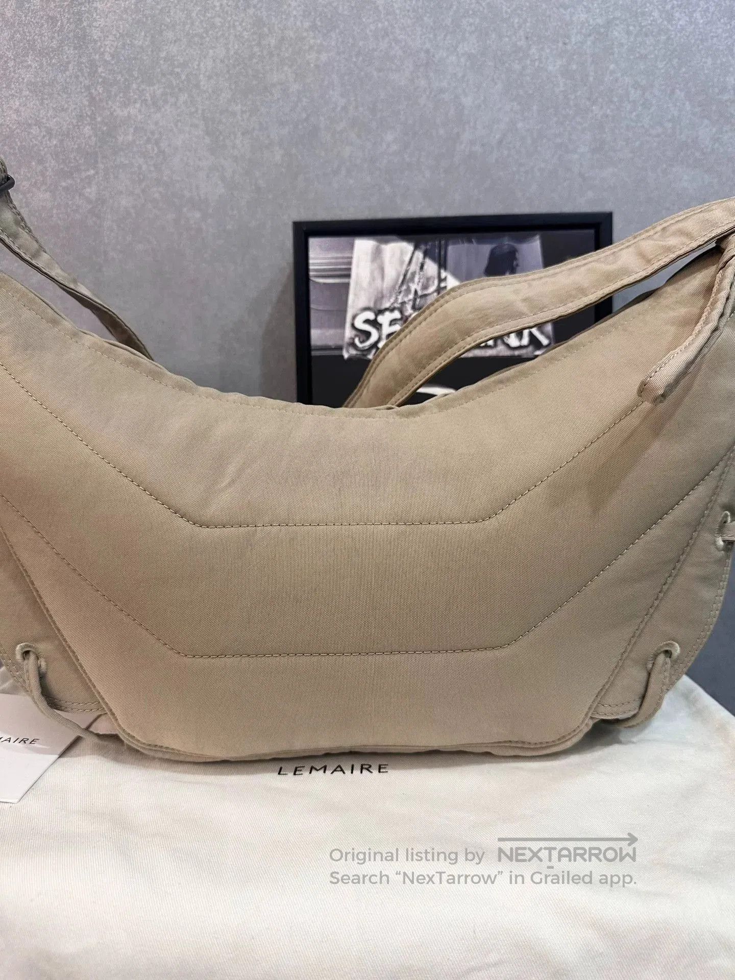 Lemaire Lemaire Small Clay Croissant Bag. Size ONE SIZE - 3 Thumbnail