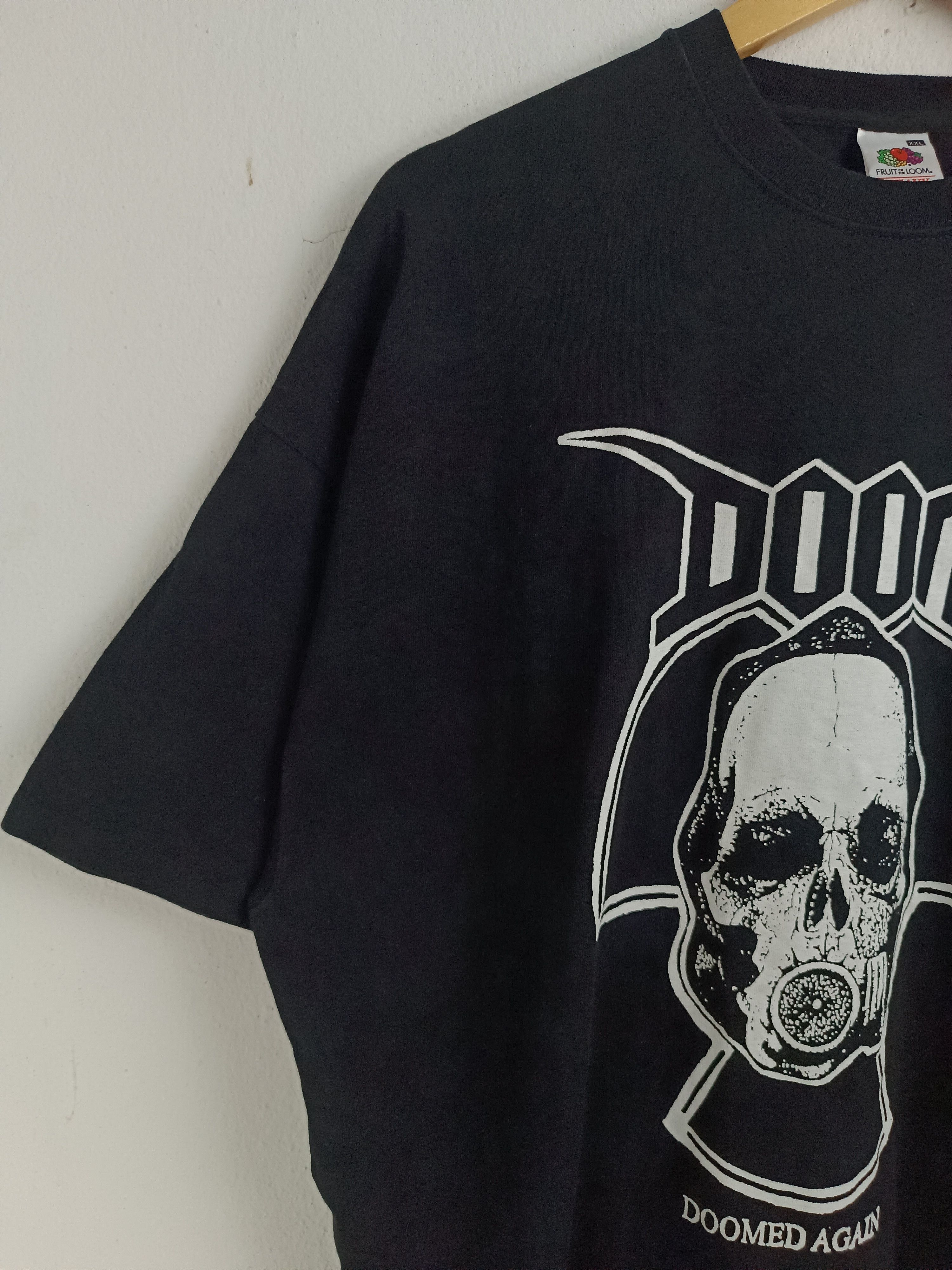 Band Tees VINTAGE DOOM DOOMED AGAIN HARDCORE PUNK TEE amebix nausea Size US XL / EU 56 / 4 - 5 Thumbnail