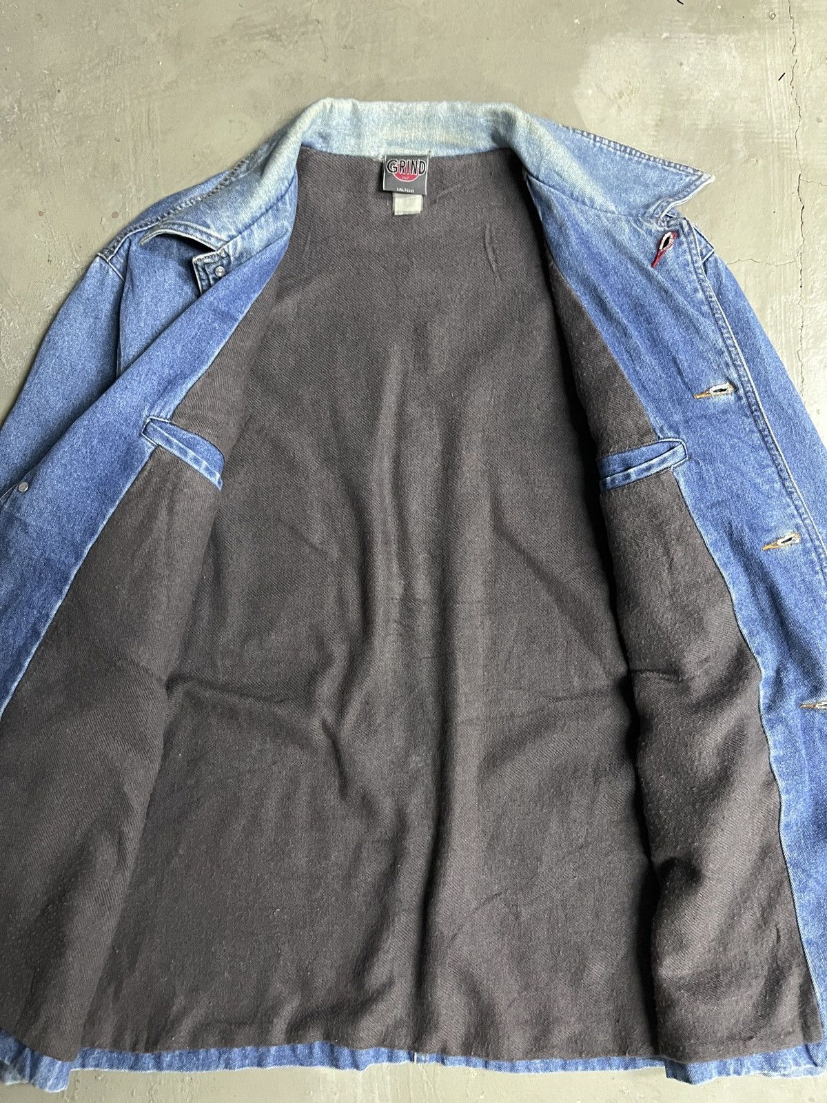 Hook-Ups RARE Vintage Work Chore Jacket Grind Inc Skateboard Size US XL / EU 56 / 4 - 15 Thumbnail