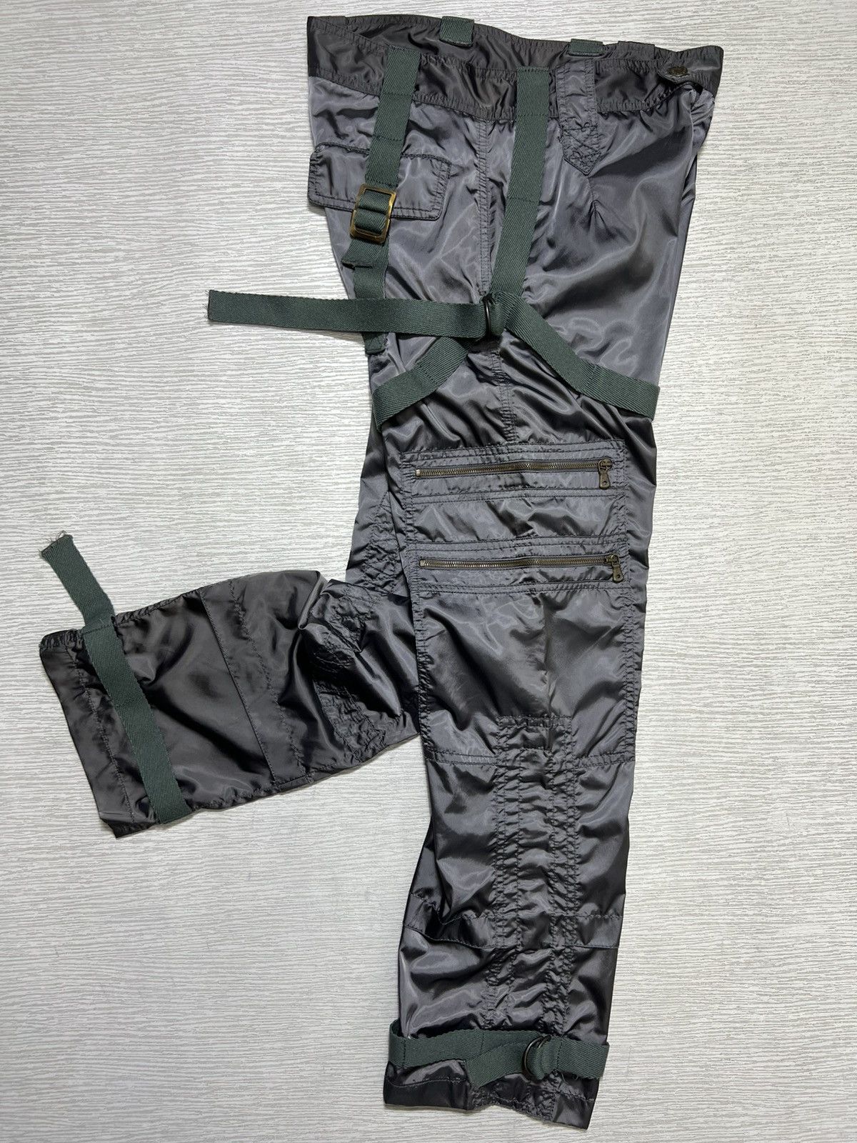 Dolce & Gabbana Dolce & Gabbana - FW03 - Bondage Parachute Nylon Cargo Pants Size US 32 / EU 48 - 3 Thumbnail