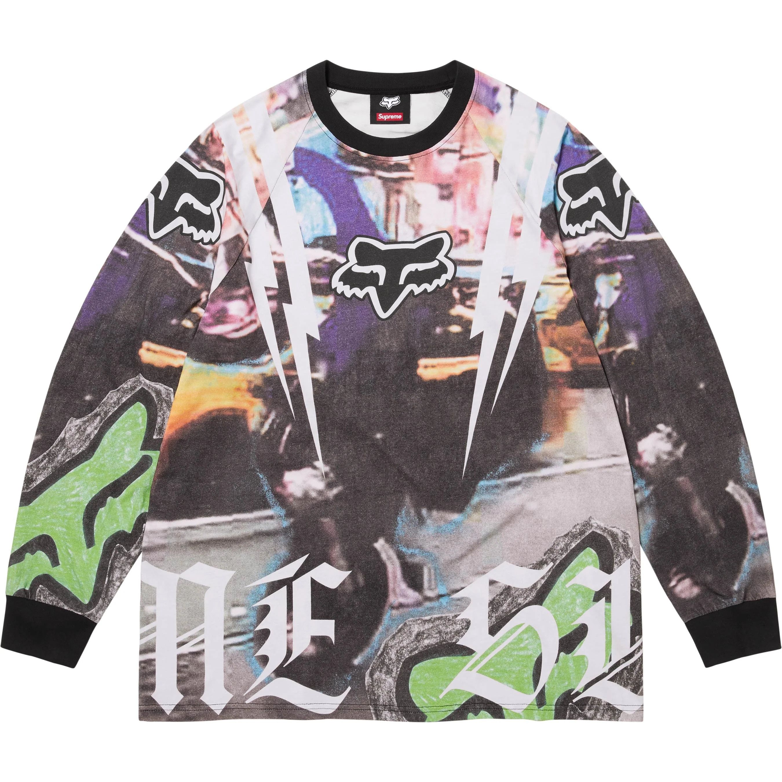 Supreme Supreme Mosaic Patchwork L/S Shirt | Grailed