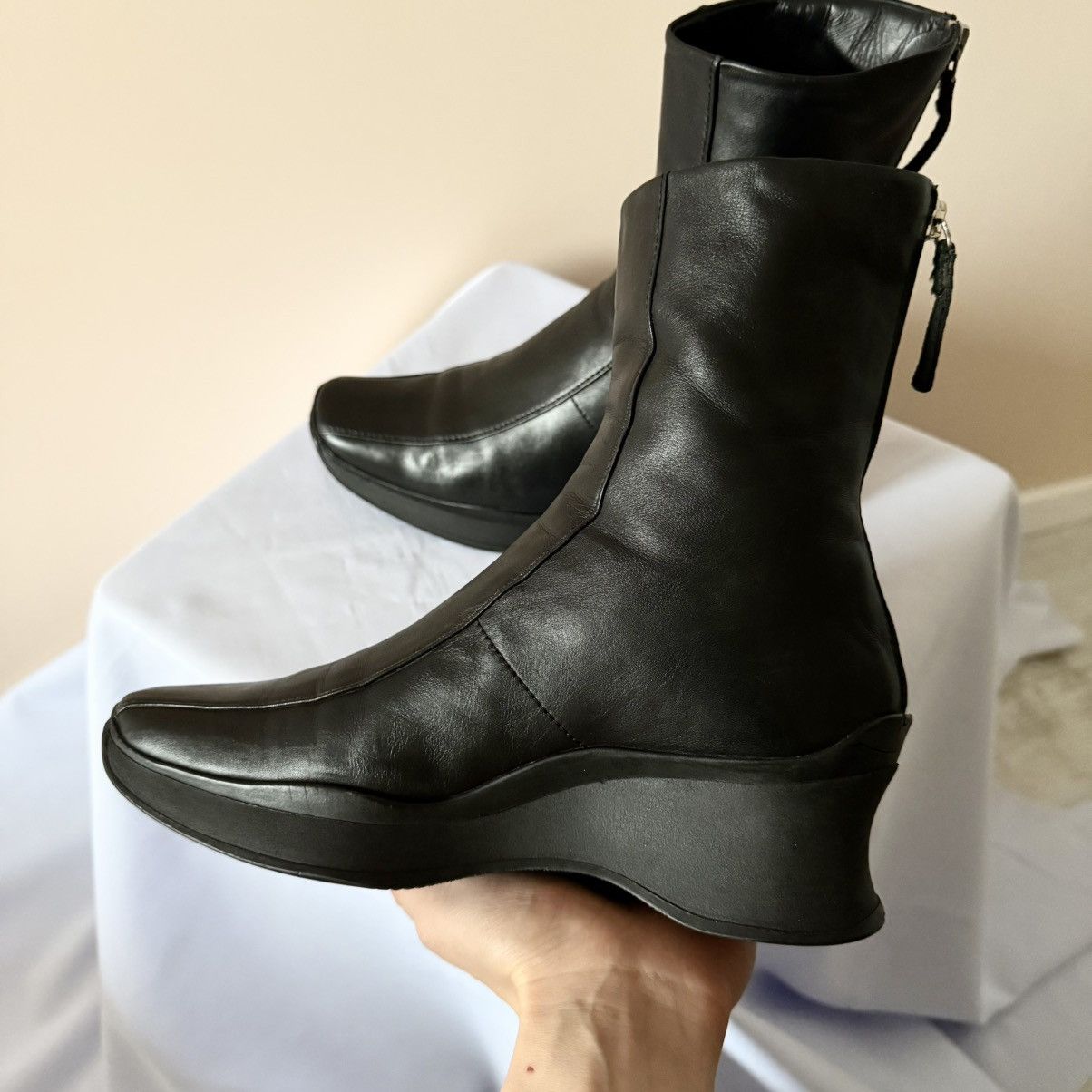 Prada Archive 1999 Prada Sport Ancle Black Vintage Boots Size US 5 / IT 35 - 7 Thumbnail