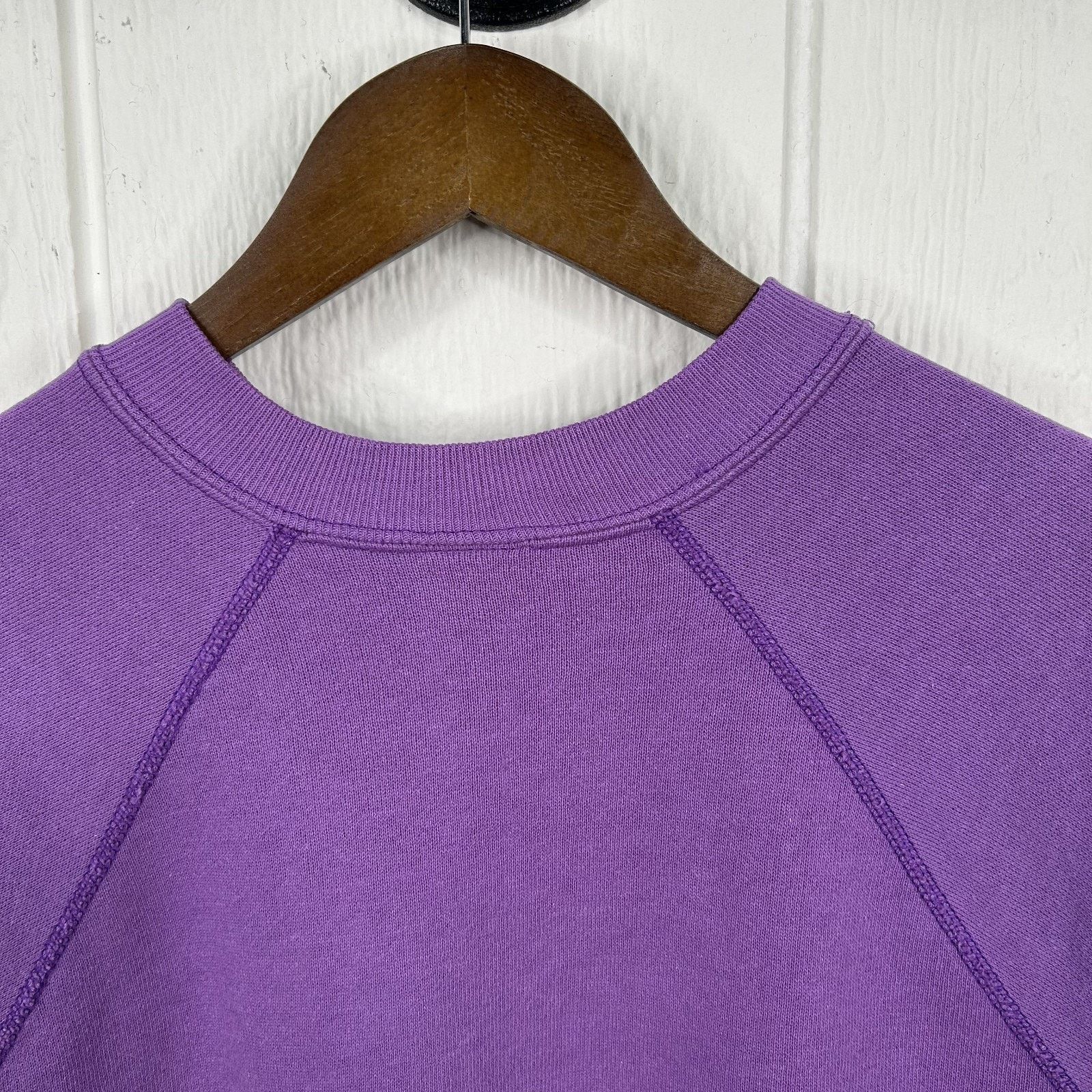 Other Vintage 90's Purple Blank Crewneck Small Size US S / EU 44-46 / 1 - 8 Thumbnail