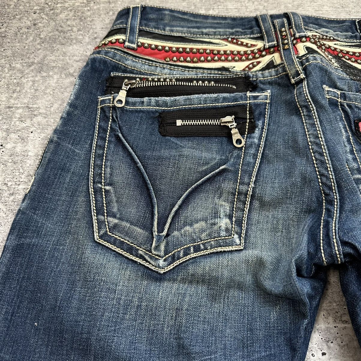 Robins Jeans Robin's Denim Jeans Union Jack Y2K Blue Men’s Size 33 Size US 33 - 20 Thumbnail
