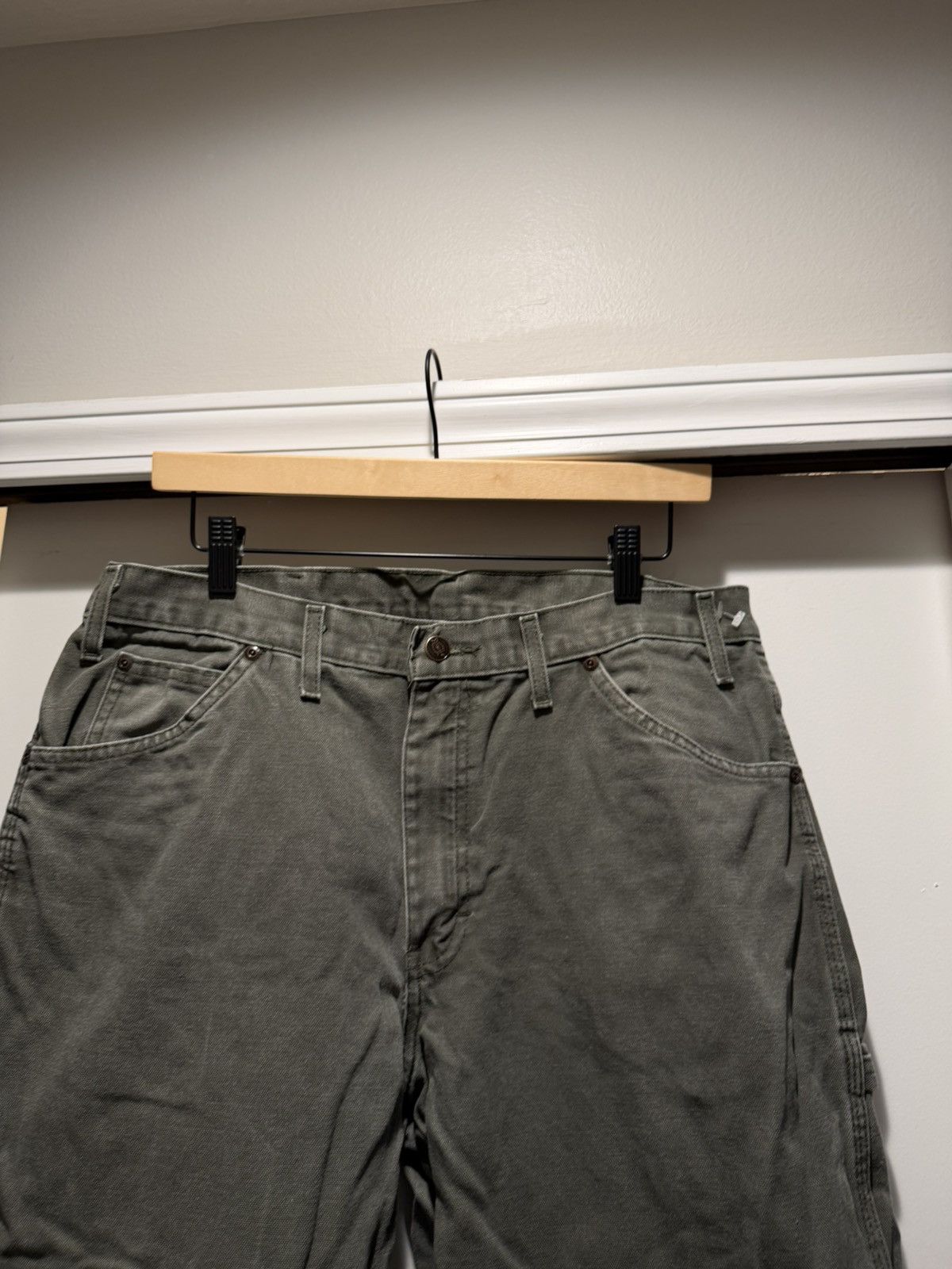 Dickies Vintage Dickies Carpenter Pants 34x30 Olive Size US 34 / EU 50 - 6 Thumbnail