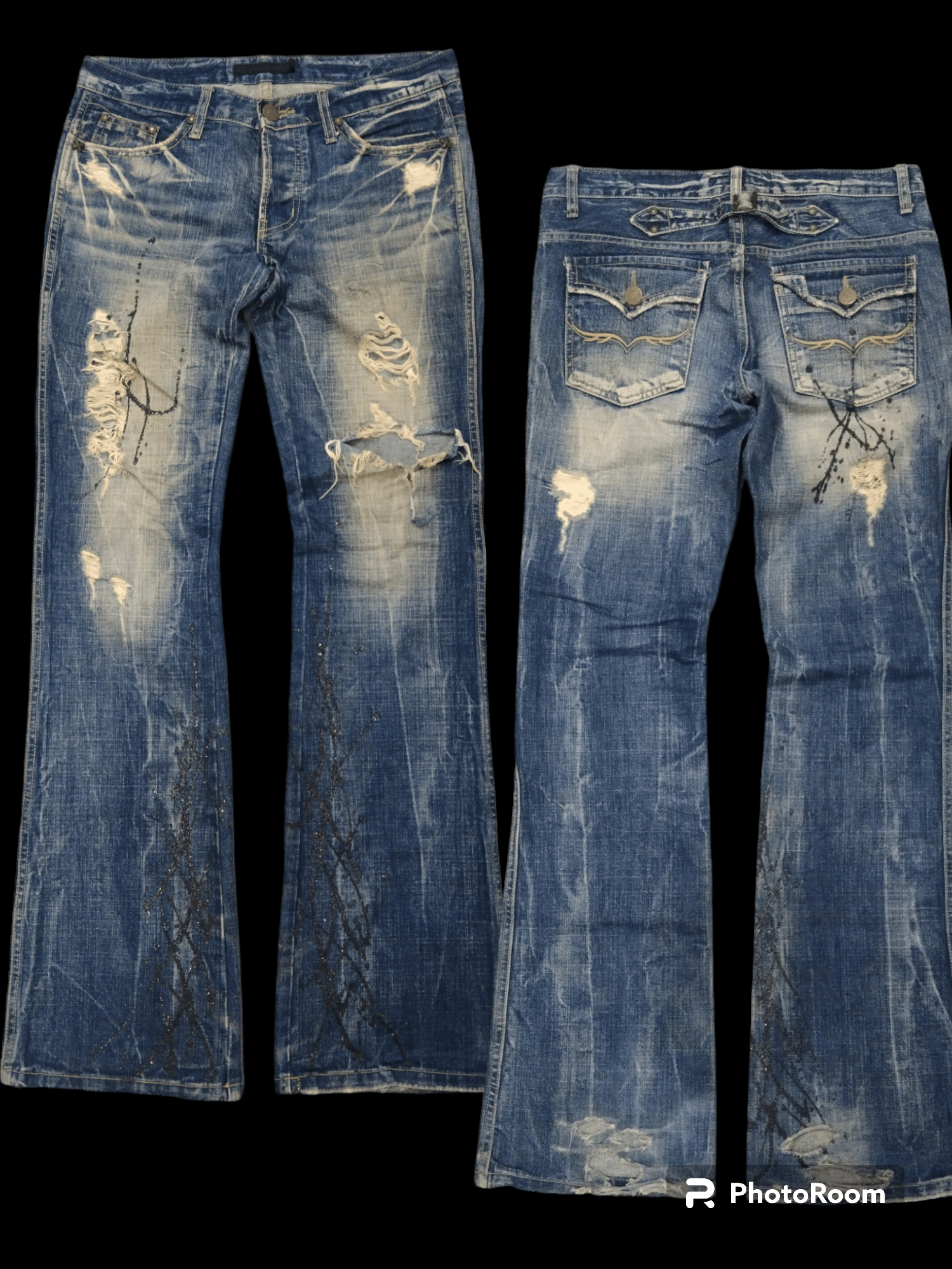 Other FLARE SICK FUGA DENIM PANTS Size 29" - 1 Thumbnail