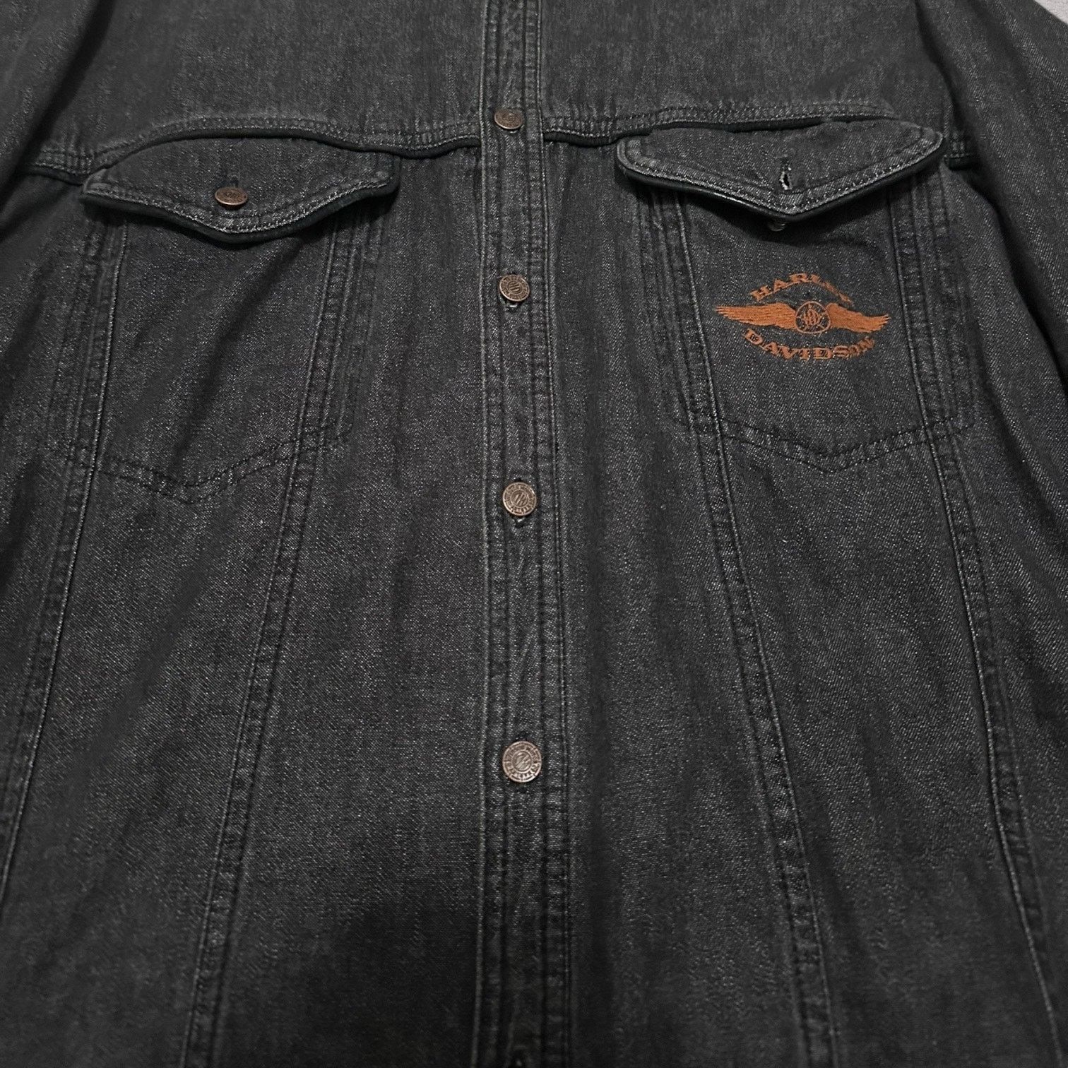 Harley Davidson Harley dress shirt vintage Size US XL / EU 56 / 4 - 4 Thumbnail
