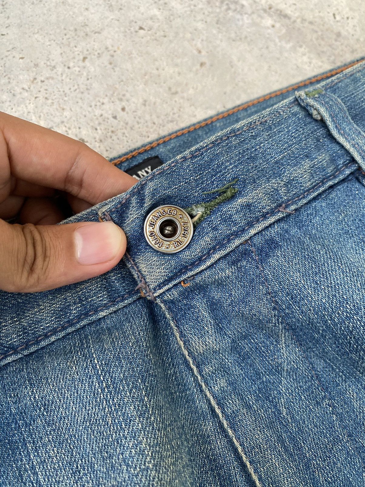 Polo Ralph Lauren Vintage Polo Ralph Lauren Double Knee Baggy Jeans rrl style Size US 36 / EU 52 - 6 Thumbnail