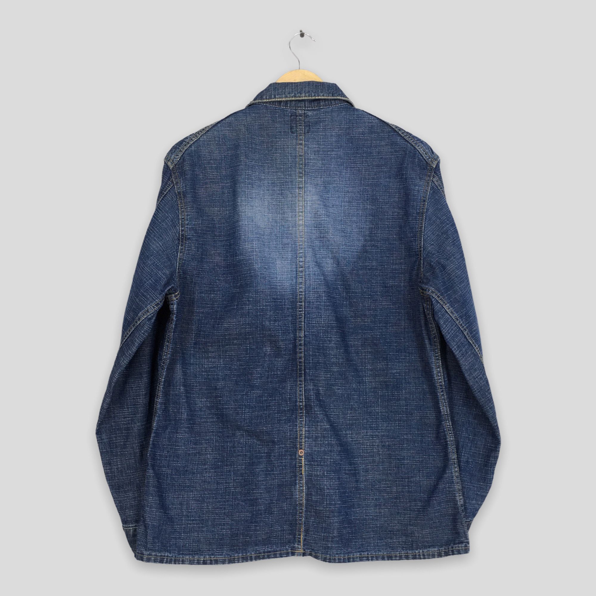 Vetra Vintage 1980s Work Jeans Jacket Labour Workers Medium Size US M / EU 48-50 / 2 - 8 Thumbnail