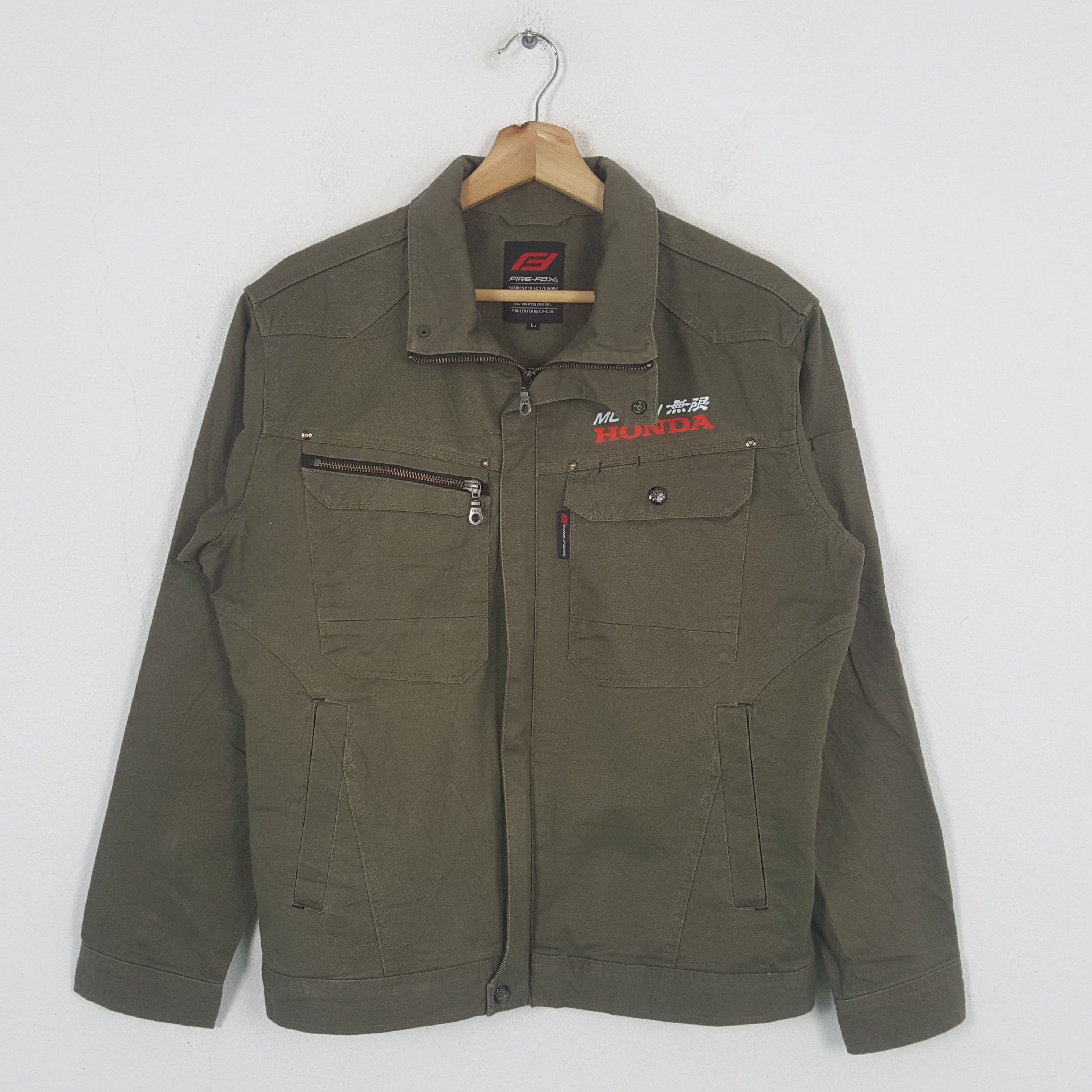 Japanese Brand × Vintage Vintage Mugen Honda Motorsports Custom Shirt Jacket C284N19 Size US M / EU 48-50 / 2 - 3 Thumbnail