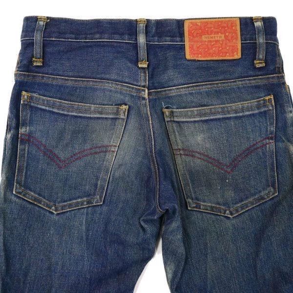 Yohji Yamamoto Christopher Nemeth Vintage Denim Pants with Details-2506 Size 28" / US 6 / IT 42 - 3 Thumbnail