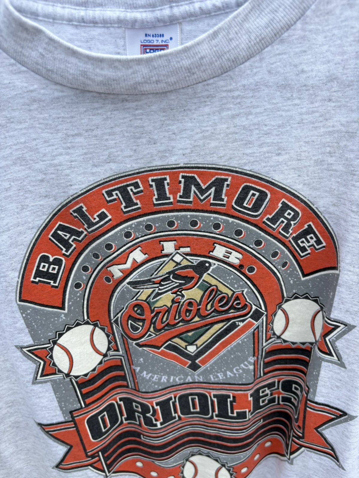 MLB × Vintage 1996 Baltimore Orioles MLB T-Shirt Size US XL / EU 56 / 4 - 4 Thumbnail