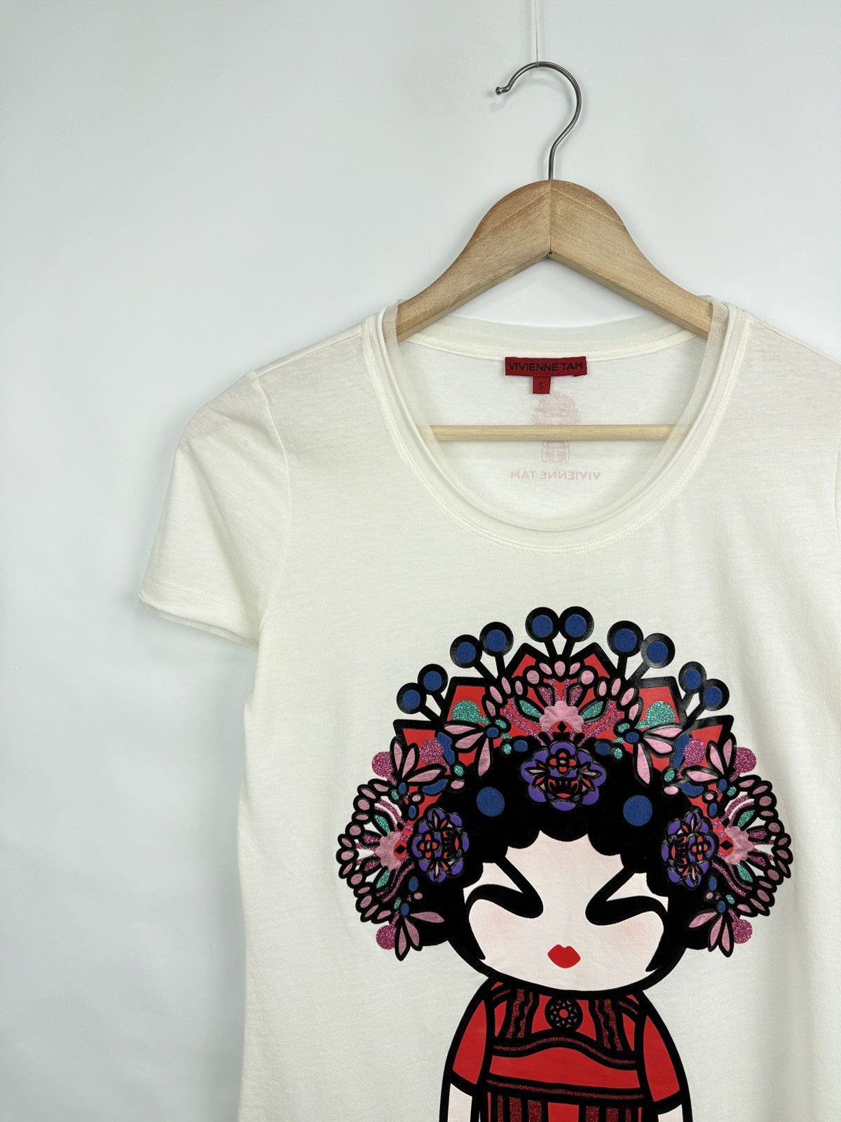 Vivienne Tam 🇨🇳 Vivienne Tam Chinese Doll Designer T-Shirt Rare Size S / US 4 / IT 40 - 3 Thumbnail