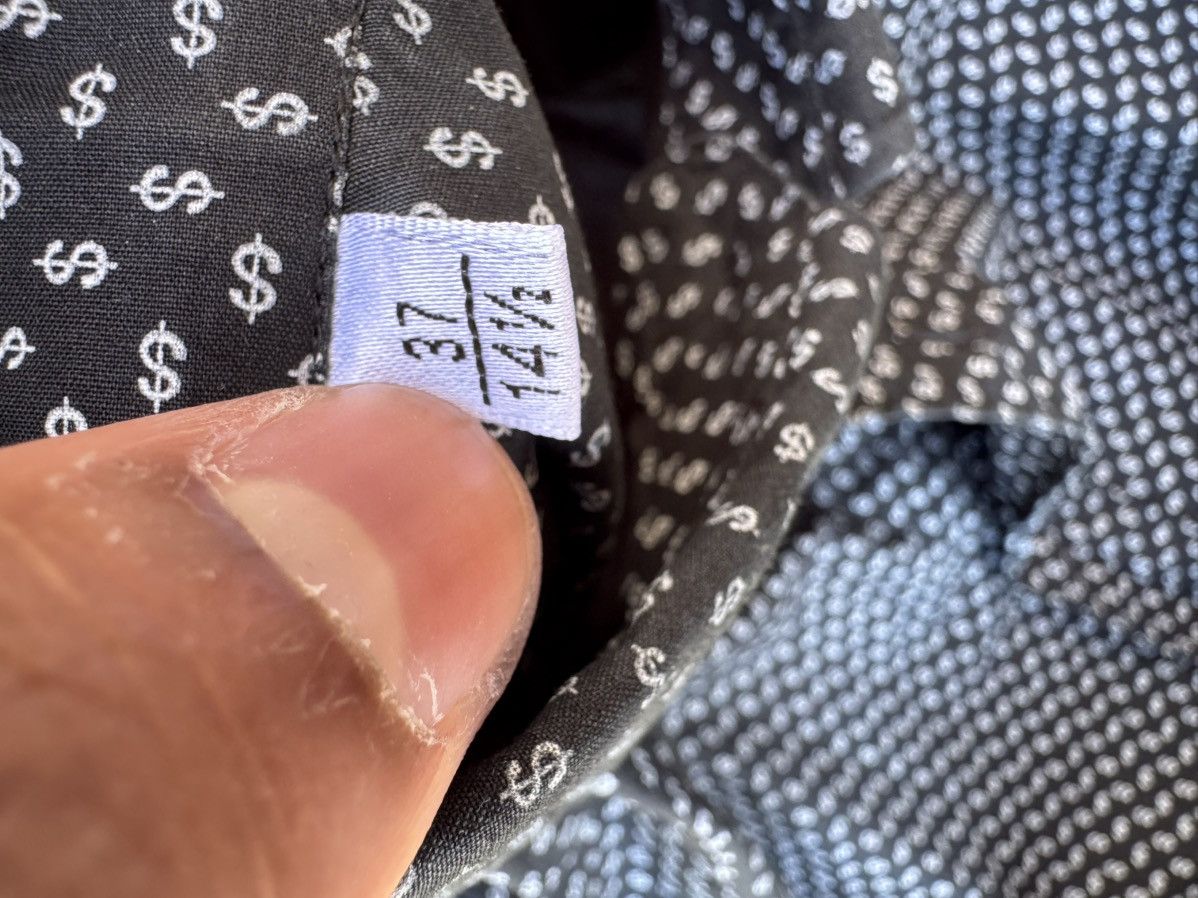 Saint Laurent Paris Saint Laurent Paris Dollar Sign Button Up Shirt Size US L / EU 52-54 / 3 - 6 Thumbnail