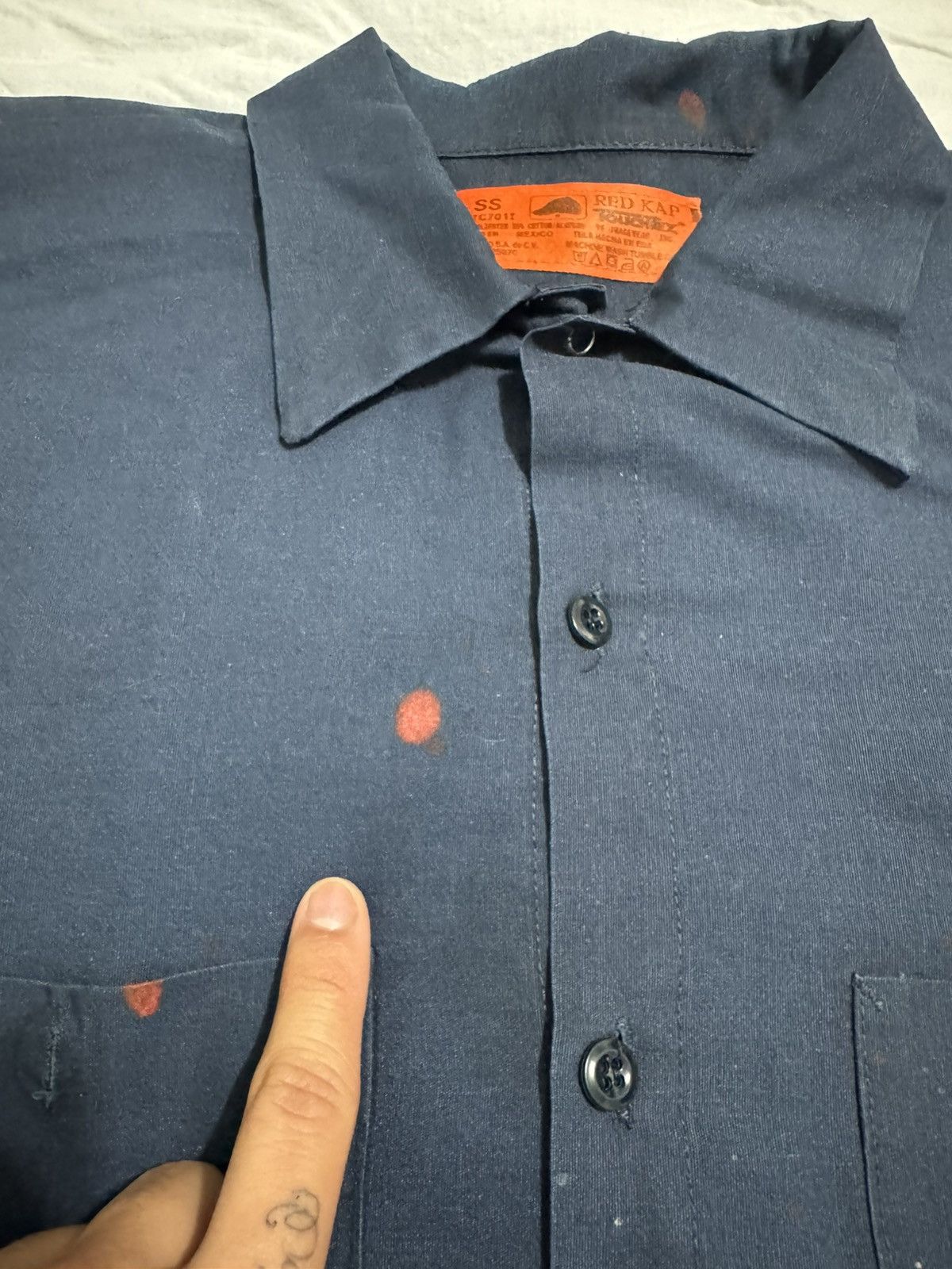 Vintage Vintage Workers Shirt Size US L / EU 52-54 / 3 - 4 Thumbnail