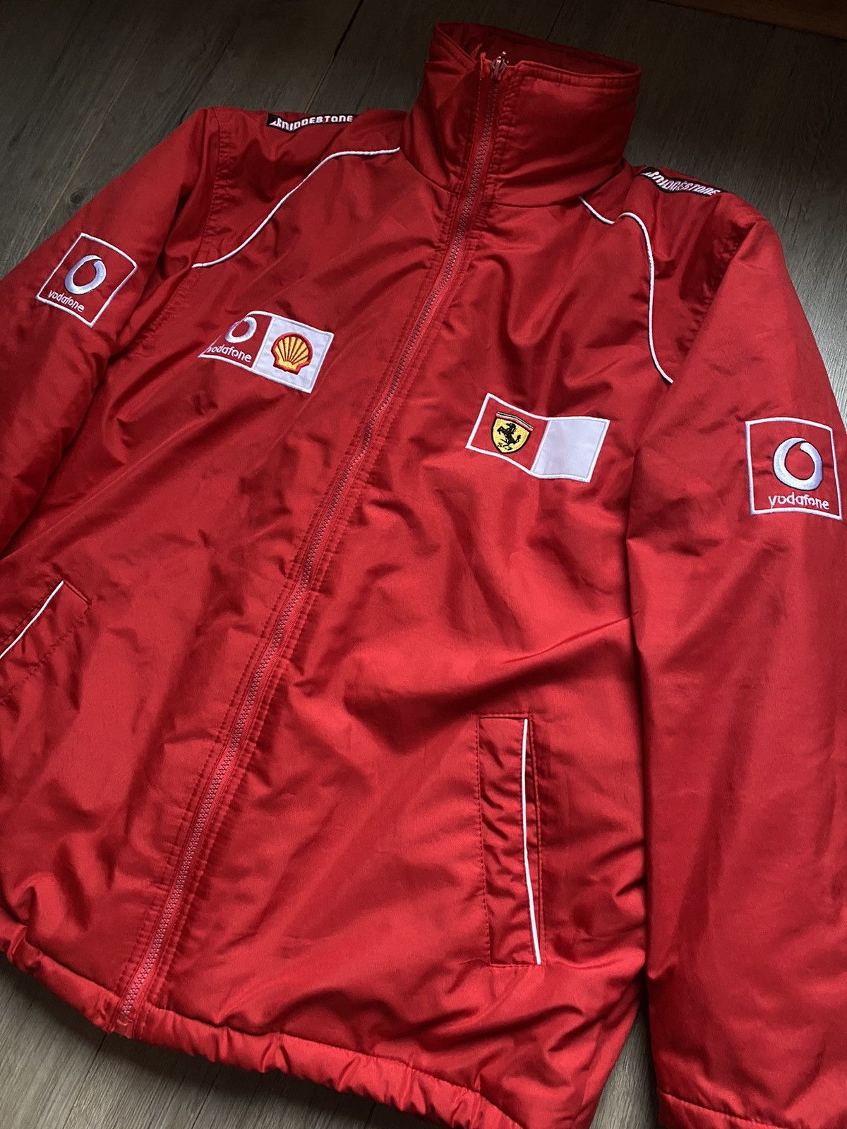 Ferrari Y2K Rare Ferrari Jacket Vintage Japanese Brand Big Logo Size US L / EU 52-54 / 3 - 2 Thumbnail
