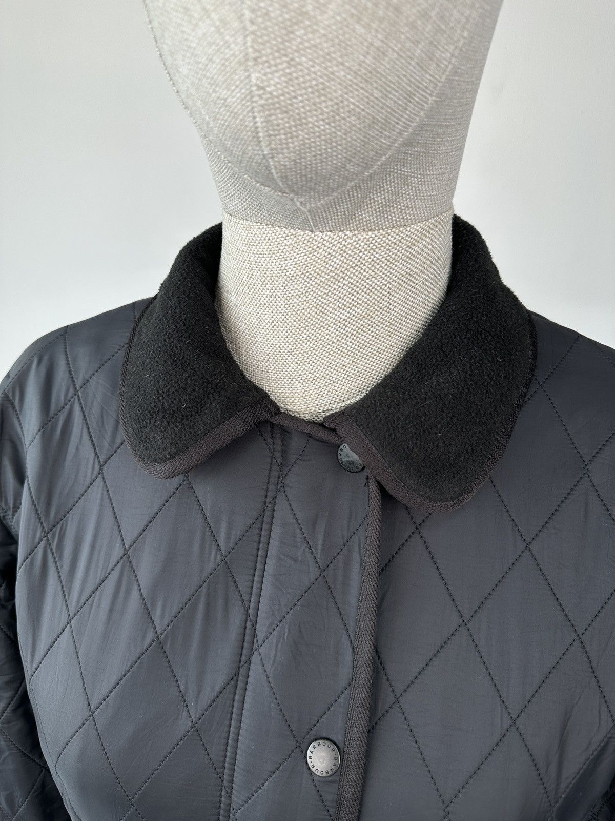 Barbour Ladies BARBOUR Polarquilt Black Quilted Jacket UK 12 / US 8 Size M / US 6-8 / IT 42-44 - 16 Thumbnail