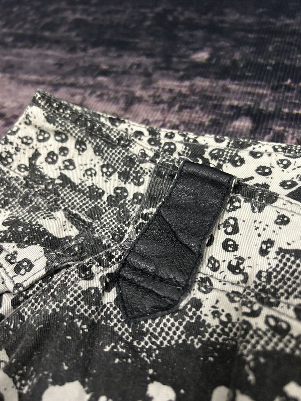 Seditionaries Algonquins Spiritual Weapon Skull Cargo Bondage Pants Size US 31 - 12 Thumbnail