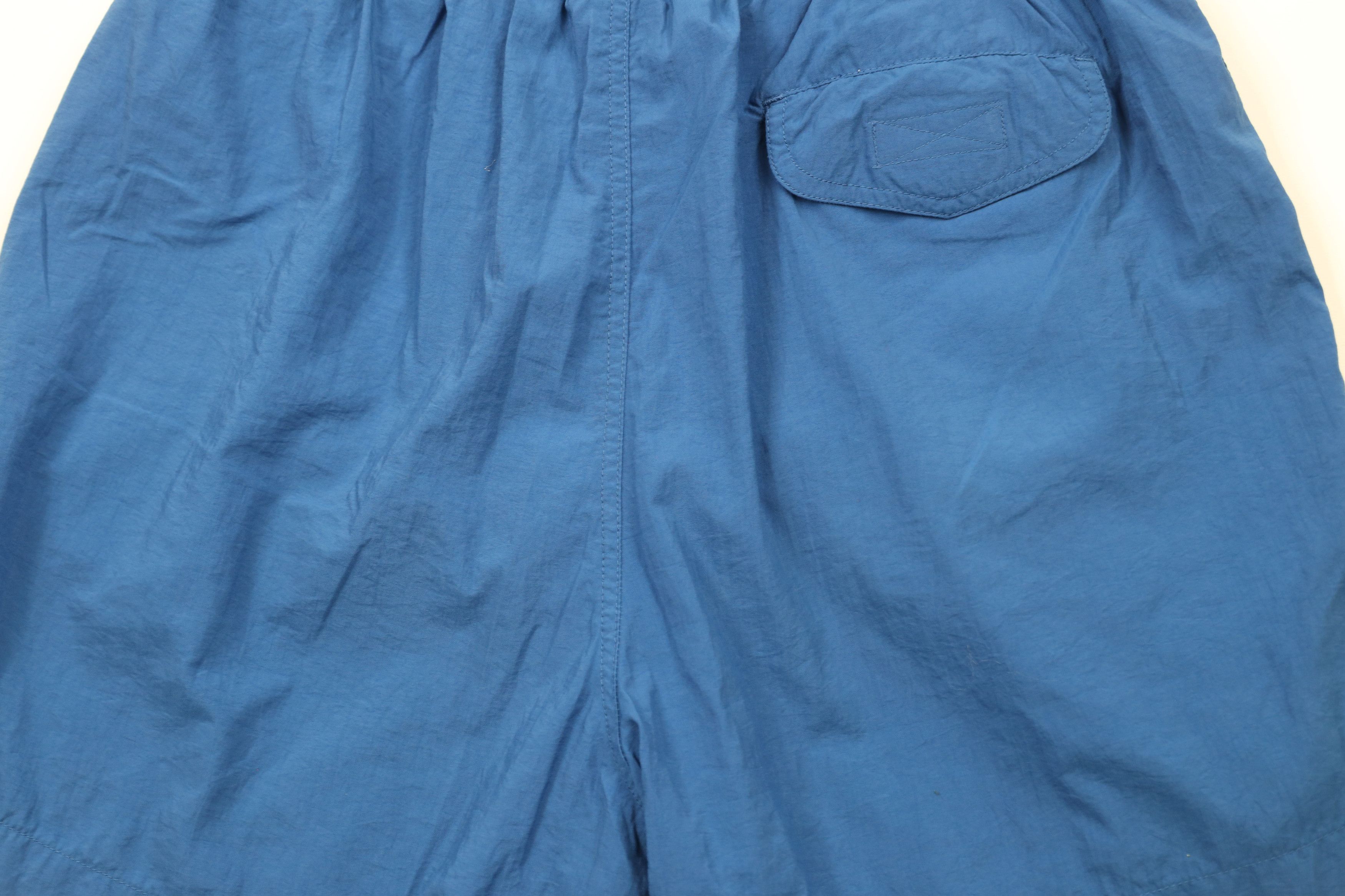 Vintage × Woolrich Woolen Mills Vintage 90s Woolrich Above Knee Lined Shorts Baggies Blue Size US 34 / EU 50 - 12 Thumbnail