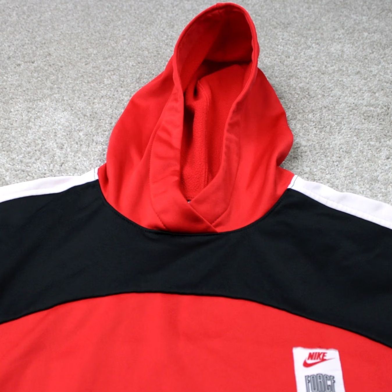 Nike Nike Force Hoodie Mens Medium Red Black Therma Fit Hooded Sweatshirt Size US M / EU 48-50 / 2 - 4 Thumbnail