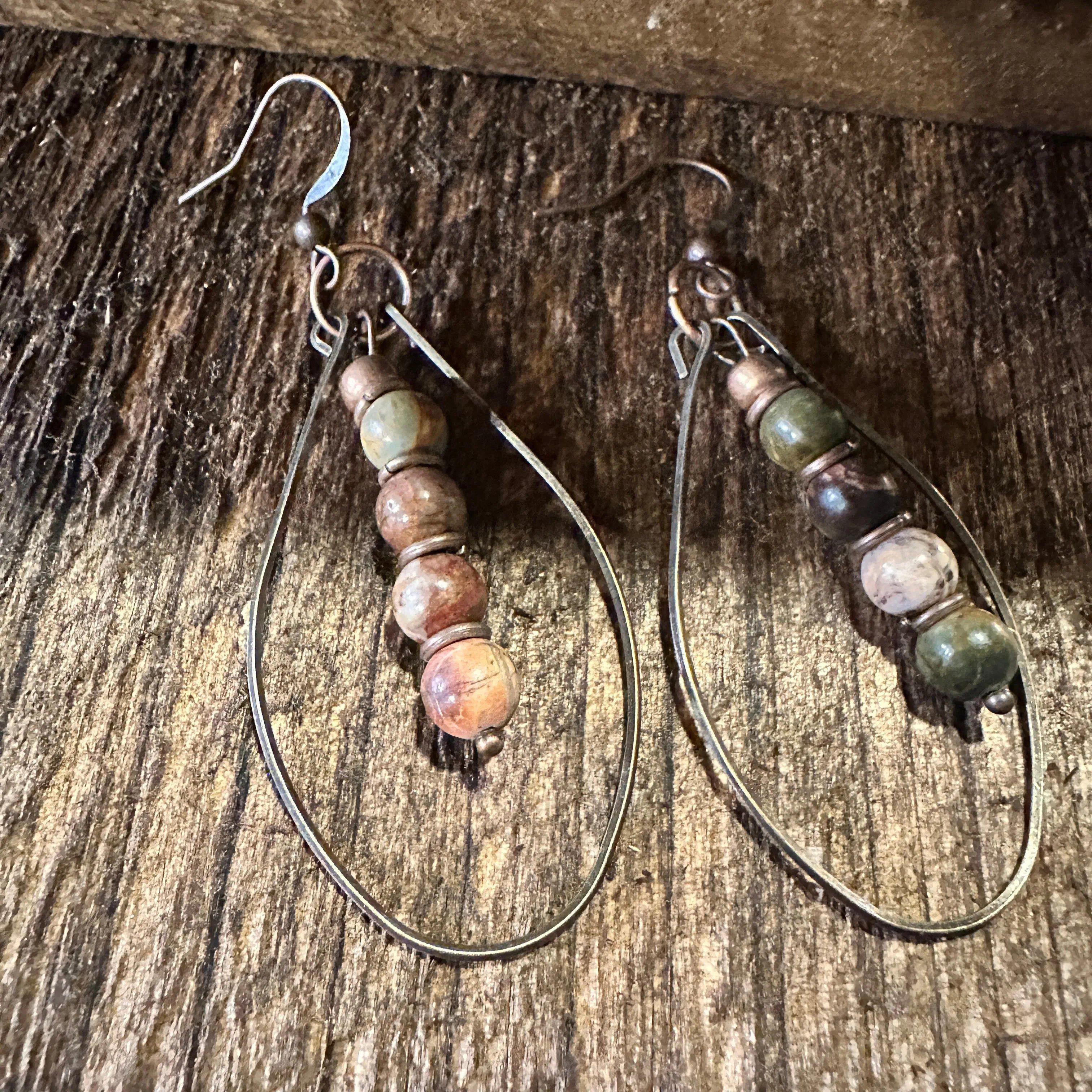 Other Handmade Western Hippie Copper Wire Colorful Wooden Beads Dr Size ONE SIZE - 9 Thumbnail