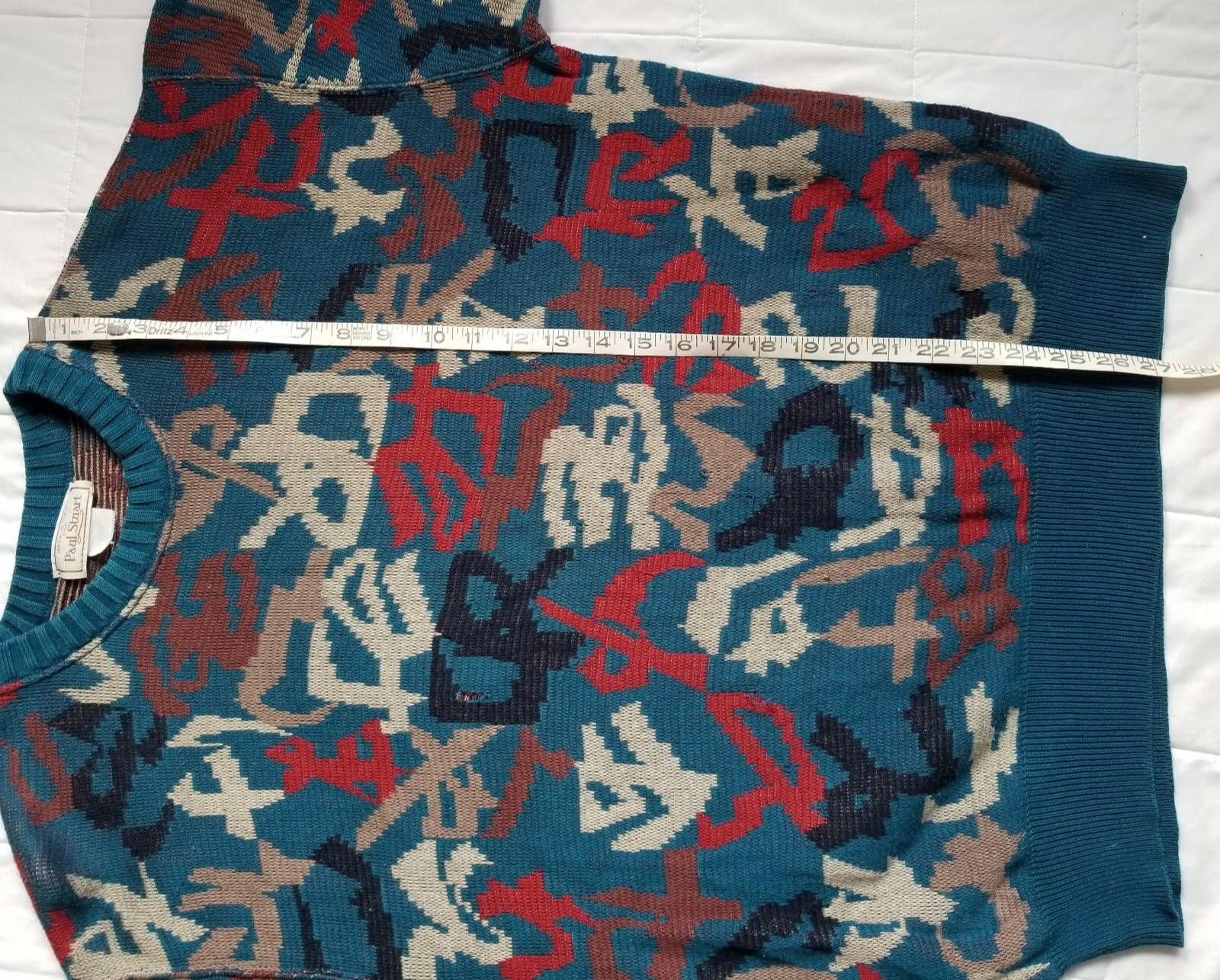 Paul Stuart Paul Stuart Pattern Sweater Large - Pre Owned - Retro Size US L / EU 52-54 / 3 - 7 Thumbnail