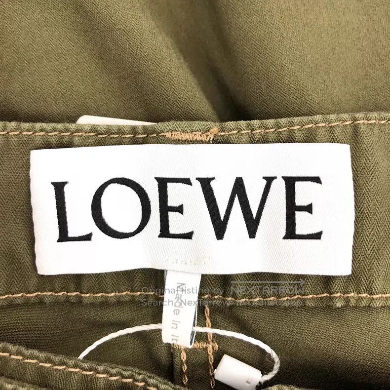 Loewe Loewe Dark Green Cotton Casual Pants Size 42" / US 20 - 6 Thumbnail