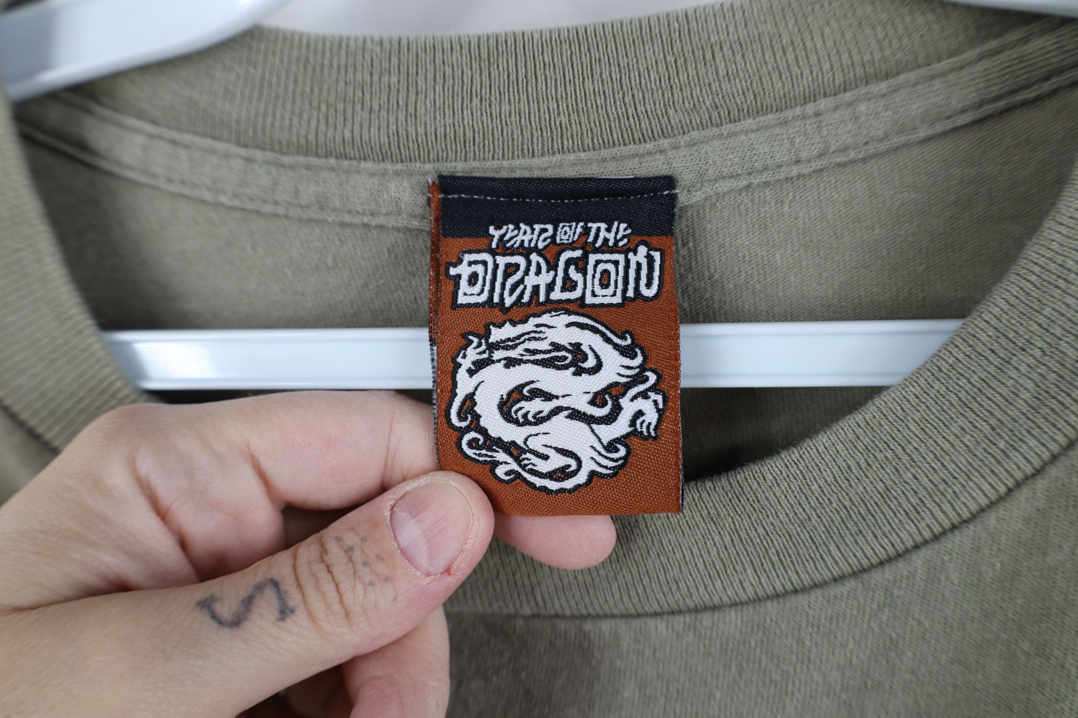 Vintage Vintage 90s Y2K Streetwear the Dragon Long Sleeve T-Shirt Size US XL / EU 56 / 4 - 6 Thumbnail