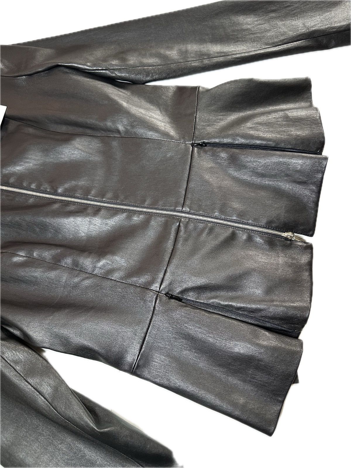 The Row The Row Anasta Jacket 100% Lambskin Leather Size XL / US 12-14 / IT 48-50 - 13 Thumbnail