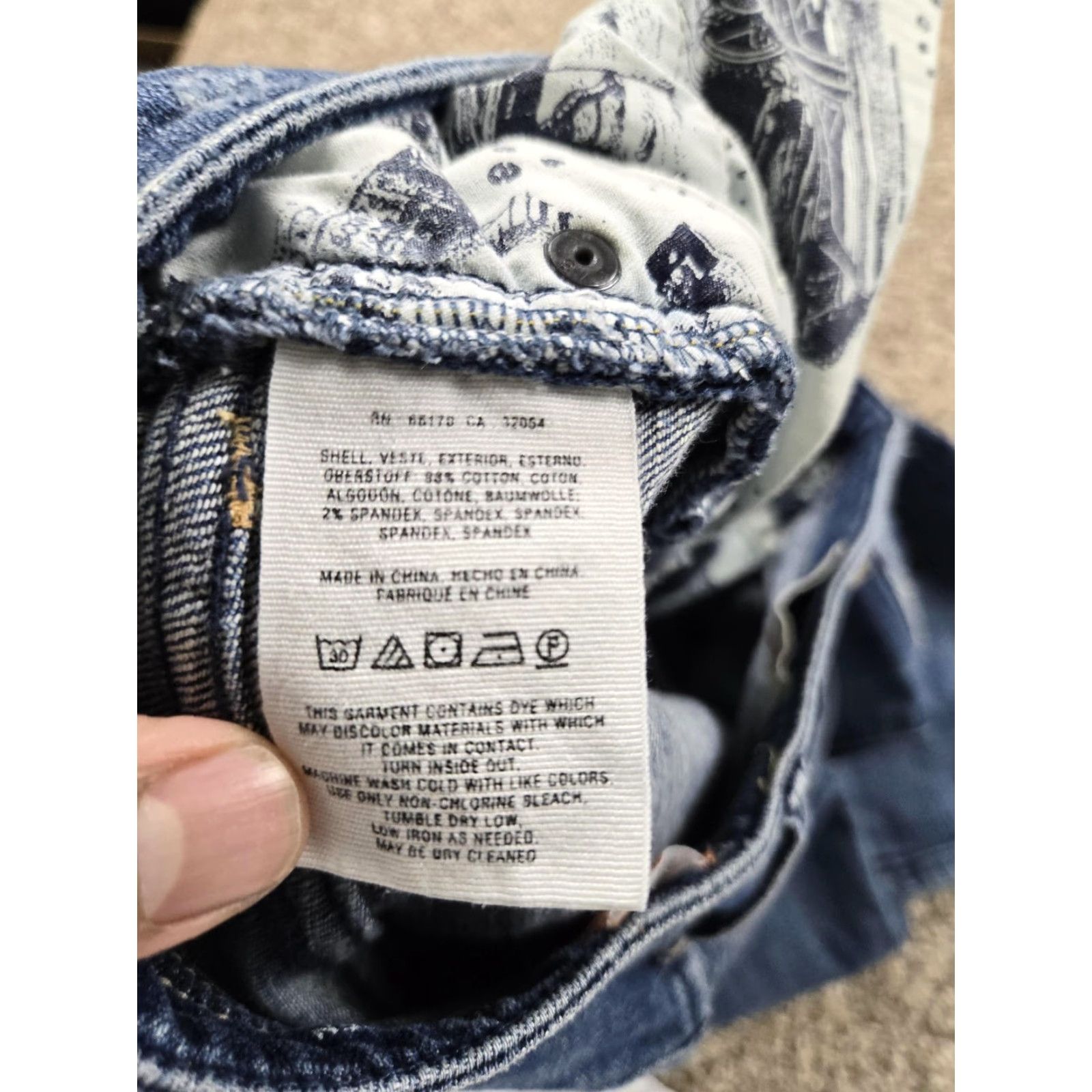 Anthropologie Pilcro Hyphen Jeans Womens 27 Blue Patchwork Distressed Slim Fit Anthropologie Size 24" / US 00 / IT 34 - 6 Thumbnail