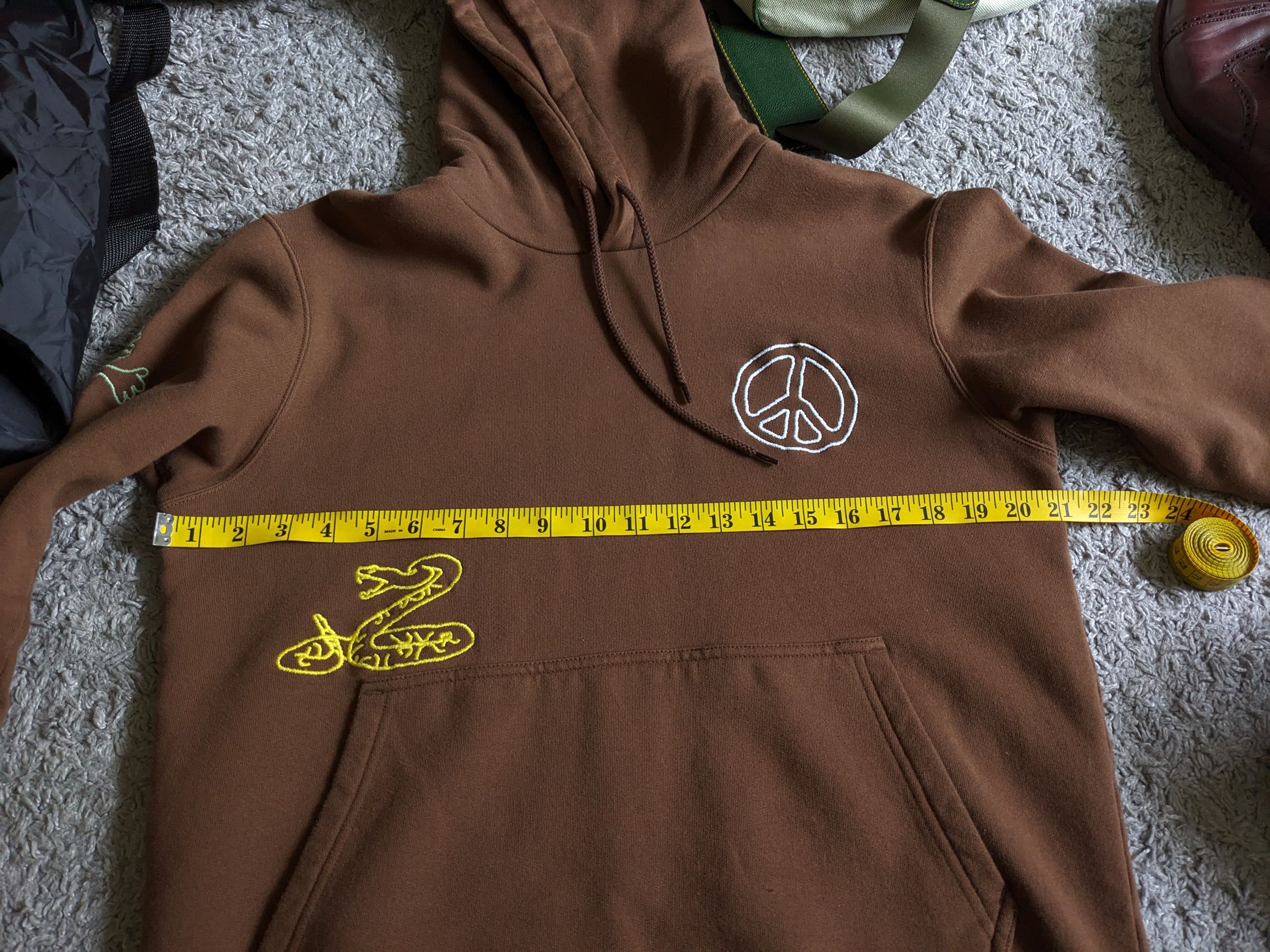 Other Reception Hooded Sweat Fleece Embroidered - chocolate brown Size US S / EU 44-46 / 1 - 15 Thumbnail