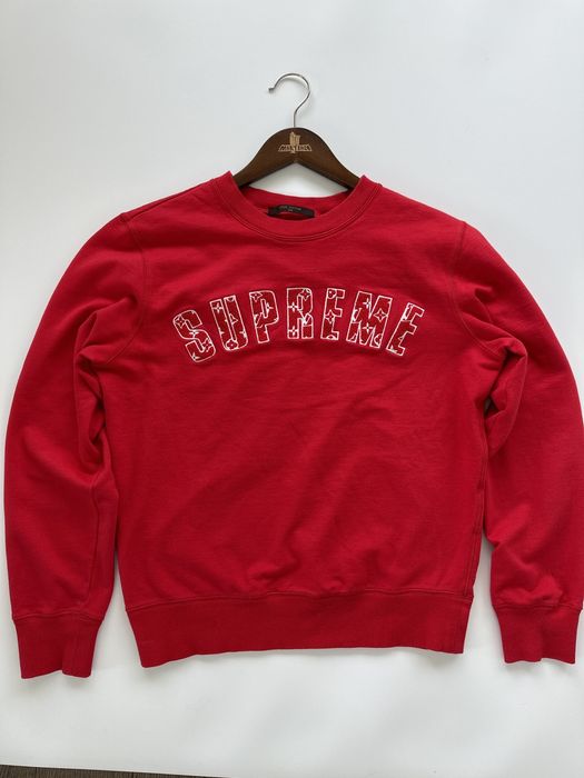 Supreme x louis online vuitton crewneck