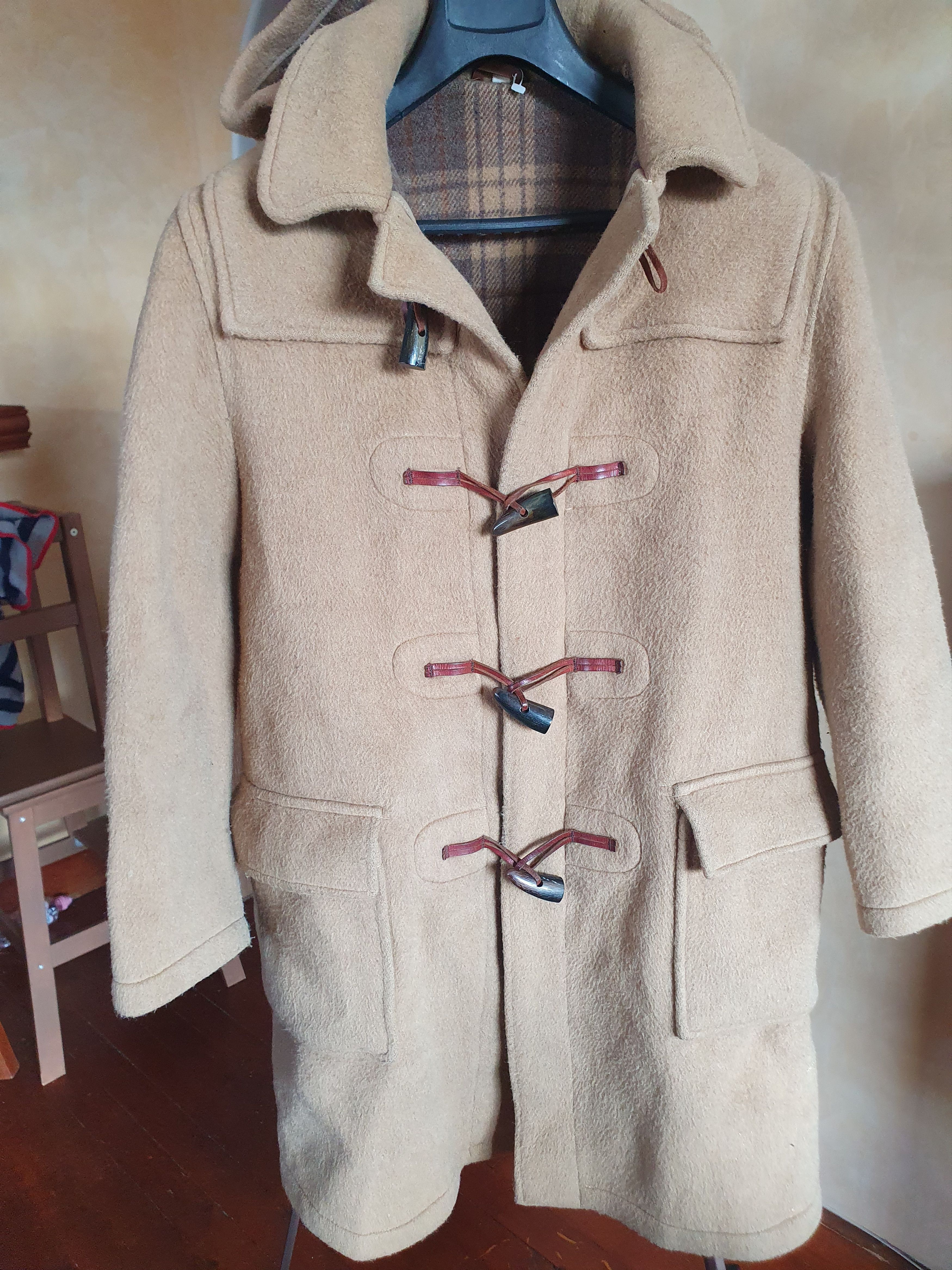 Brooks Brothers Brooks Brothers Wool Duffle Coat Made in England Horn Toggle Size US M / EU 48-50 / 2 - 7 Thumbnail