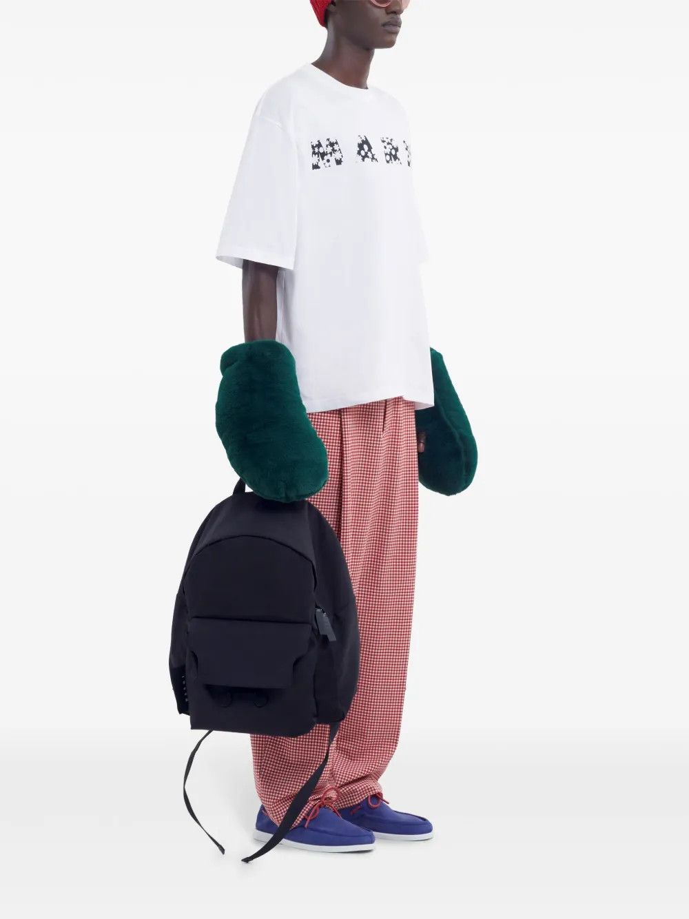 Marni o1w1db10526 T-Shirt in White Size US L / EU 52-54 / 3 - 4 Thumbnail