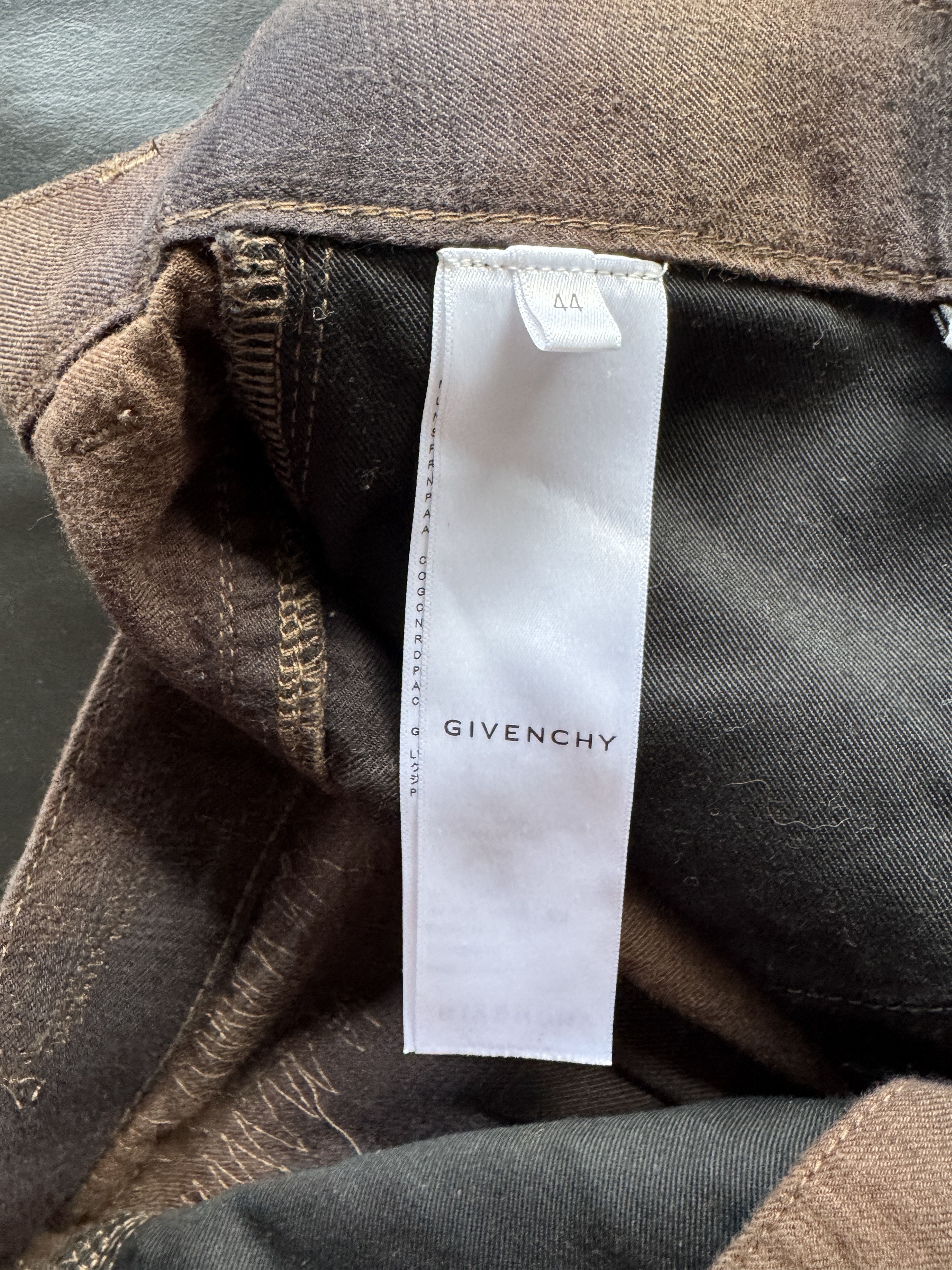 Givenchy SS22 Boro Distress Checker Plaid Straight Leg Pants Size US 26 / EU 42 - 22 Thumbnail