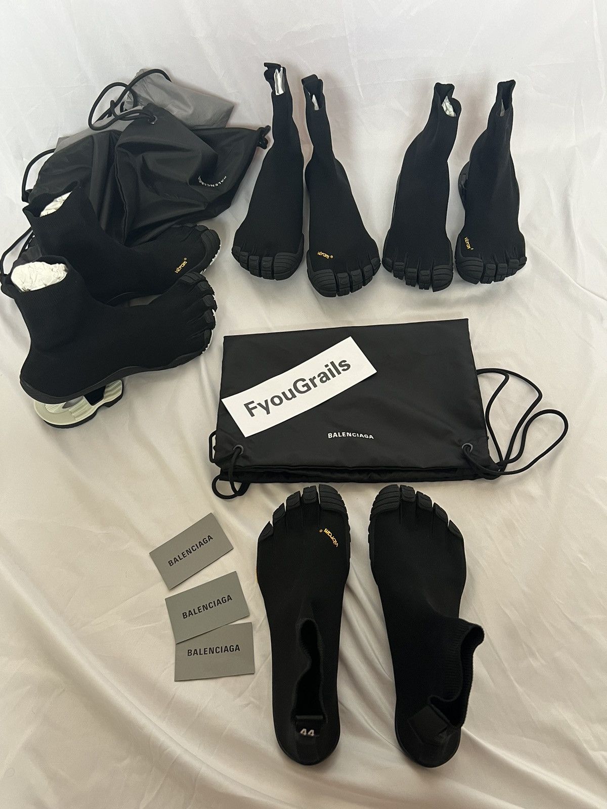 Balenciaga Balenciaga x Vibram Toe Shoes Low version Sz.44 Size US 11 / EU 44 - 7 Thumbnail