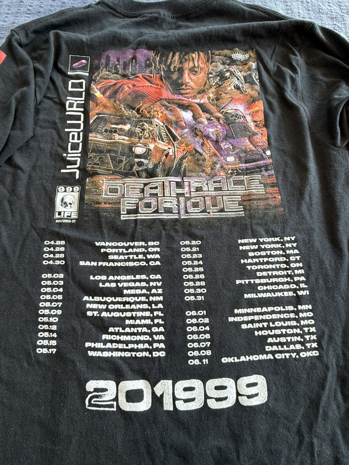 Band Tees Juice WRLD Death Race For Love Size US S / EU 44-46 / 1 - 2 Thumbnail