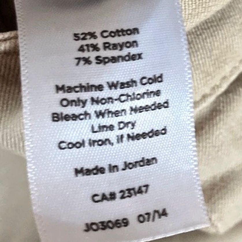 Talbots Talbots Pants Tan Curvy Petite Mid Rise Straight Ankle Stretch 8P Womens Pants 8P Tan Straight Ankle Stretch Petite Mid Rise Casual Workwear/Formal Size 30" / US 8 / IT 44 - 6 Thumbnail