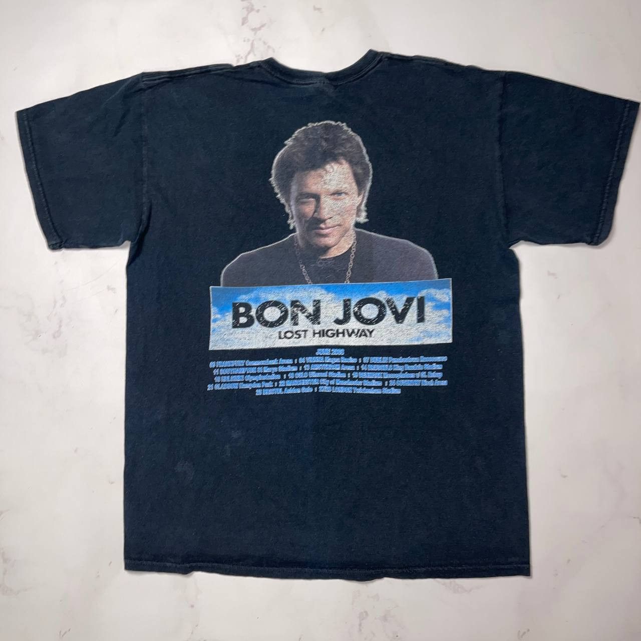 Gildan BON JOVI The Lost Highway Tour 2008 Size L Overseas Tour EUC Size US L / EU 52-54 / 3 - 6 Thumbnail