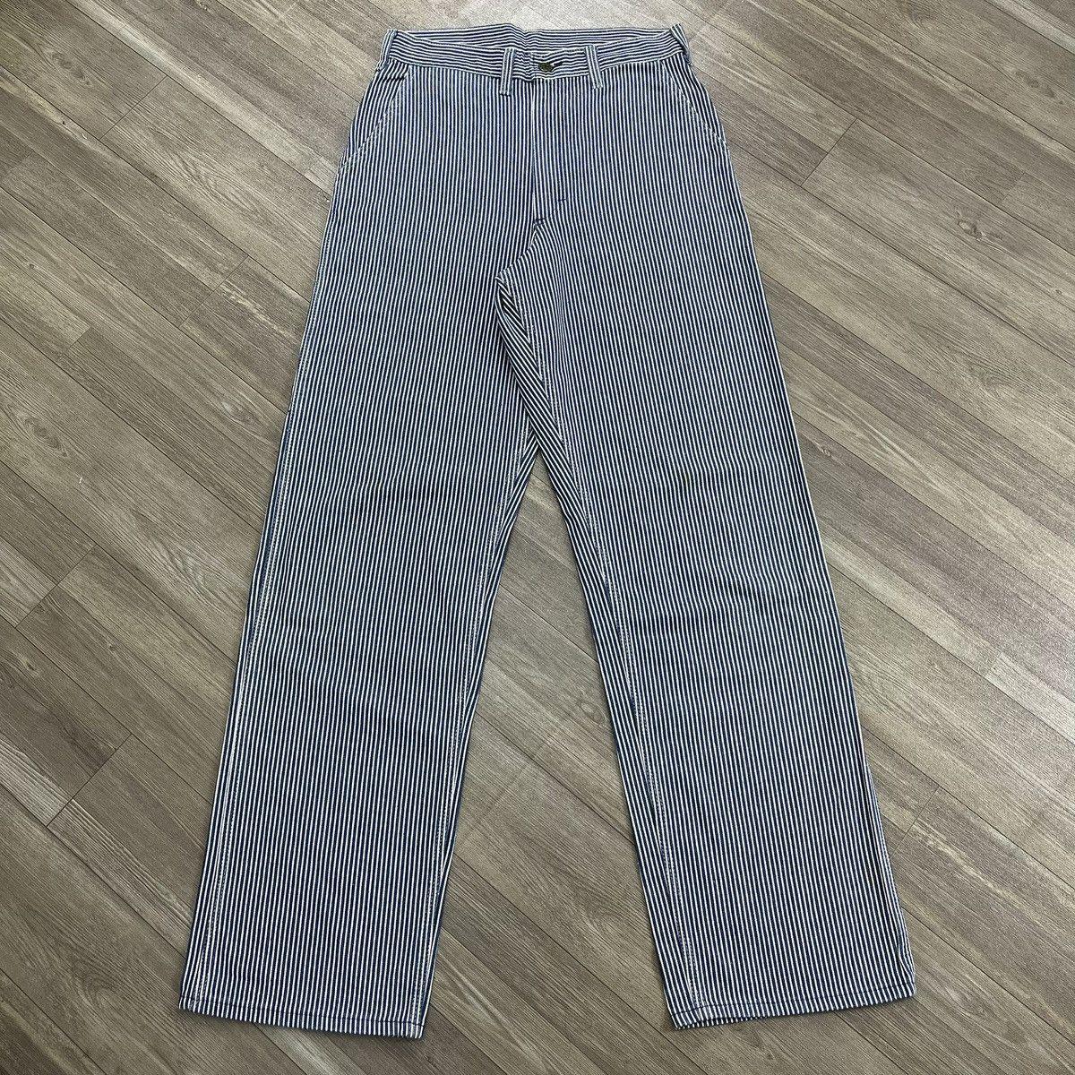 Oshkosh Vintage Oshkosh B’Gosh Union Made Hickory Carpenter Pants Size US 30 / EU 46 - 17 Thumbnail