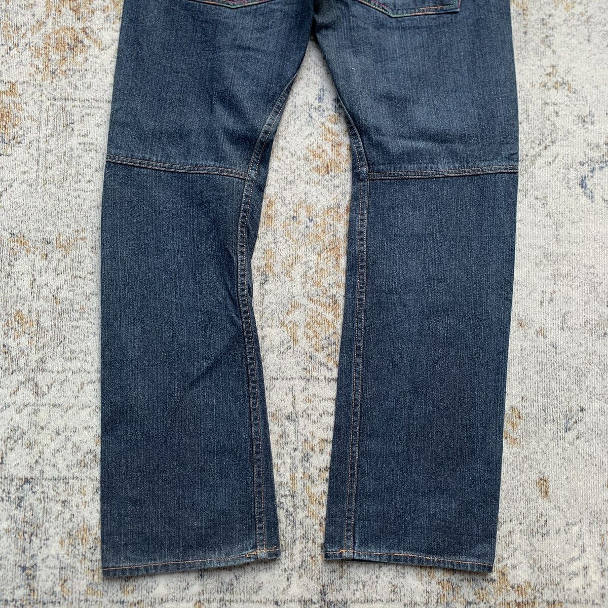 Japanese Brand Rare Vintage Double Waist Rimaster Printed Artisan Jeans Size US 34 / EU 50 - 6 Thumbnail