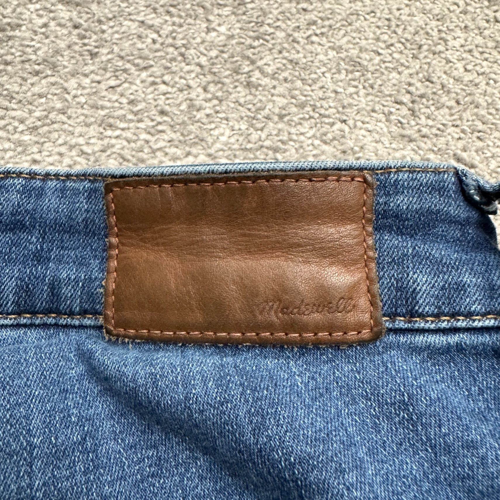 Madewell Madewell Jeans Womens 36 Blue Medium Wash Stretch 9" Mid Rise Skinny Denim Classic Slim Fit City Streetwear Women Size 25" / US 0 / IT 36 - 5 Thumbnail