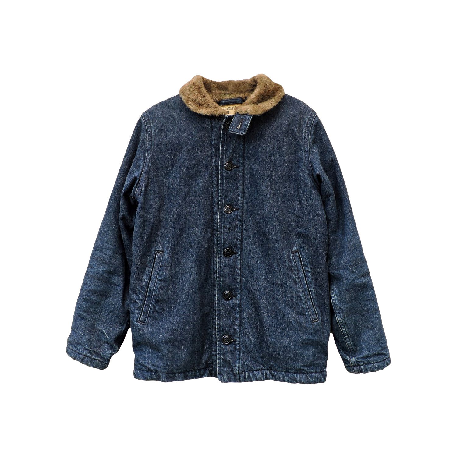 UES Clothing UES N1 Deck Sanforized Shrunk Denim Jacket Size US XS / EU 42 / 0 - 1 Thumbnail