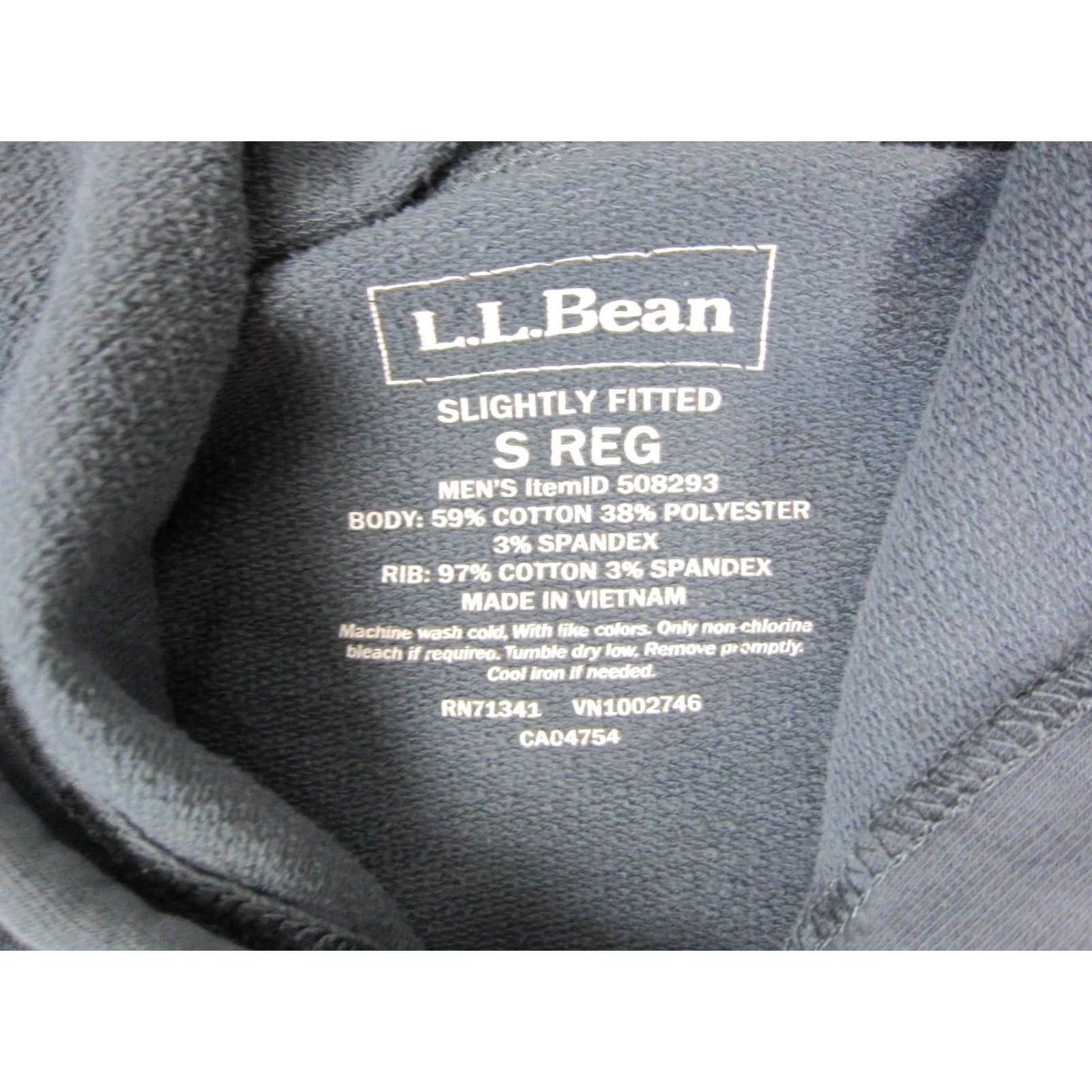 Vintage L.L. Bean Hoodie Mens Small Blue Fleece Sweatshirt Outdoors Size US S / EU 44-46 / 1 - 4 Thumbnail