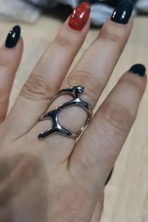 Jewelry Adjustable Korean Fashion Ring Size ONE SIZE - 6 Thumbnail