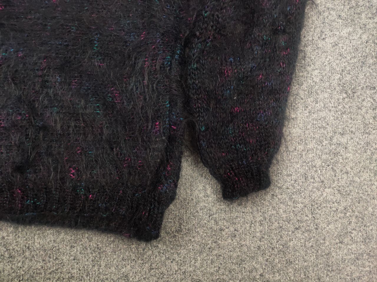 Vintage Noto Vintage 90's Fuzzy Mohair Hand Knit Oversized Sweater Size M / US 6-8 / IT 42-44 - 3 Thumbnail