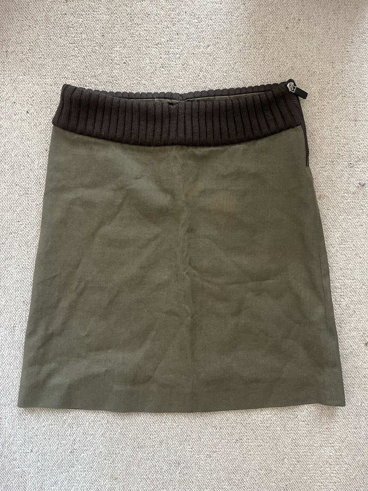 Miu Miu Miu miu 1999 ribbed skirt Size 28" / US 6 / IT 42 - 1 Thumbnail